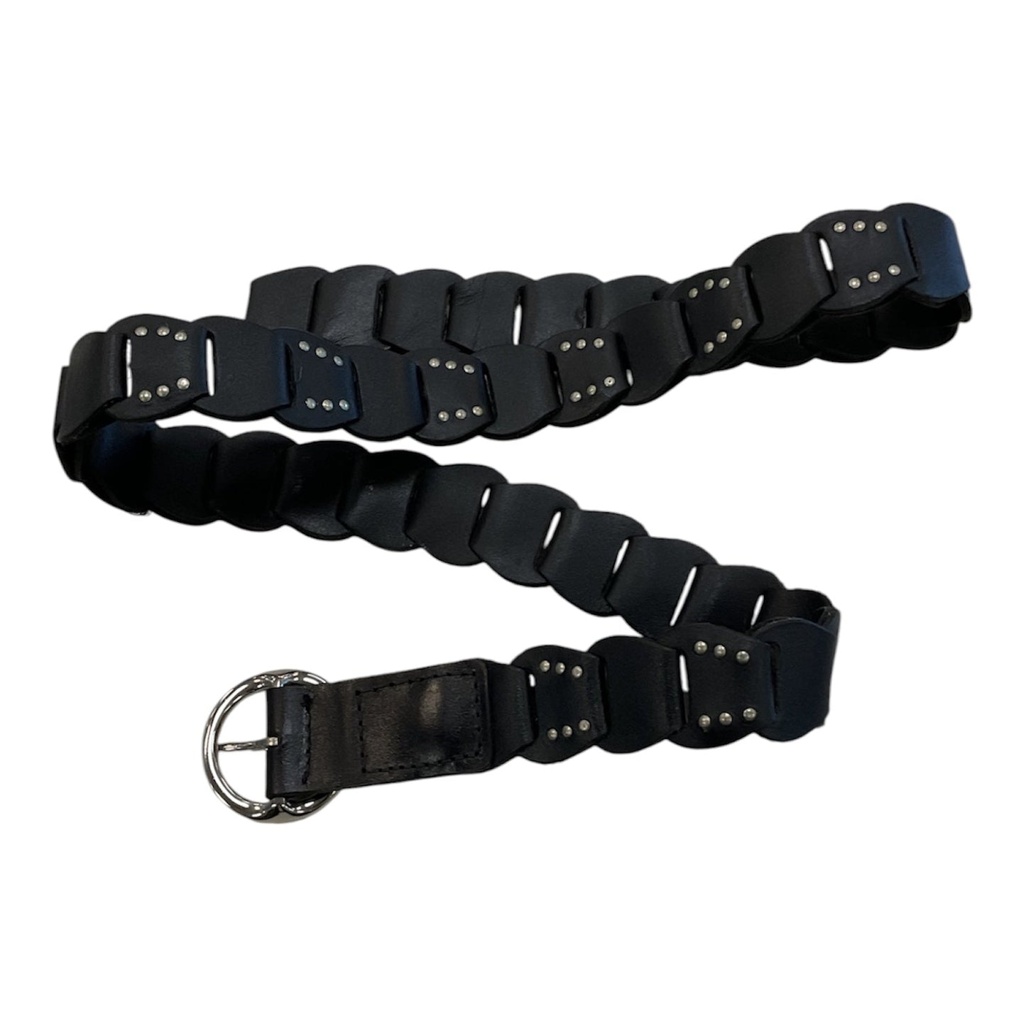 Belt Leather By Clothes Mentor In Black, Size: