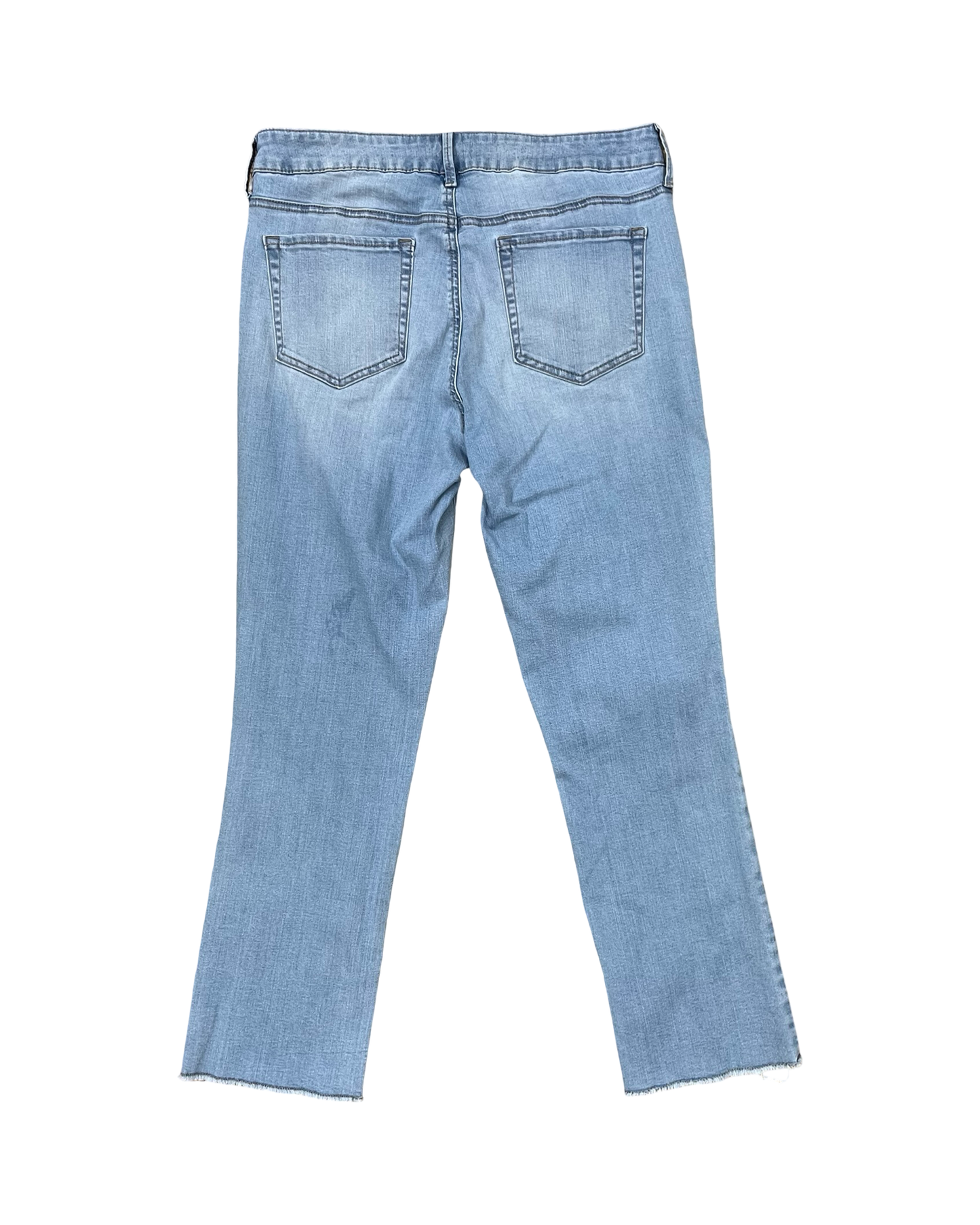 Jeans Straight By Not Your Daughters Jeans In Blue Denim, Size:8