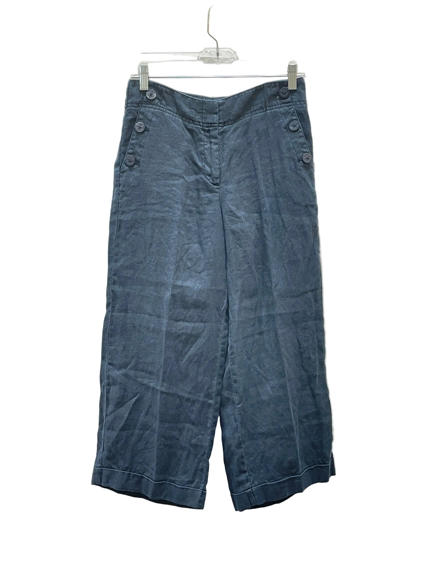 Pants Linen By Loft In Blue, Size:2P