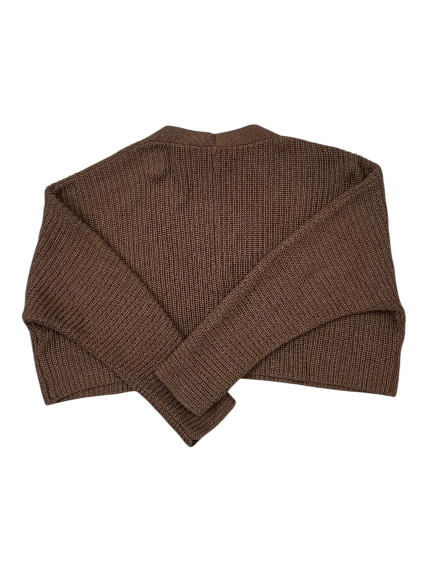 Sweater Cardigan By Forever 21 In Brown, Size:S