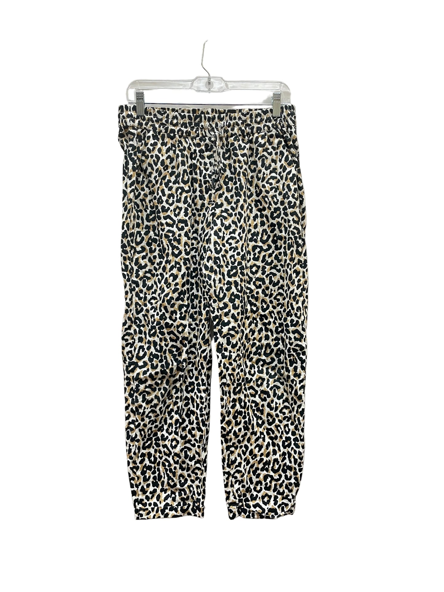 Pants Cropped By J. Crew In Animal Print, Size:6