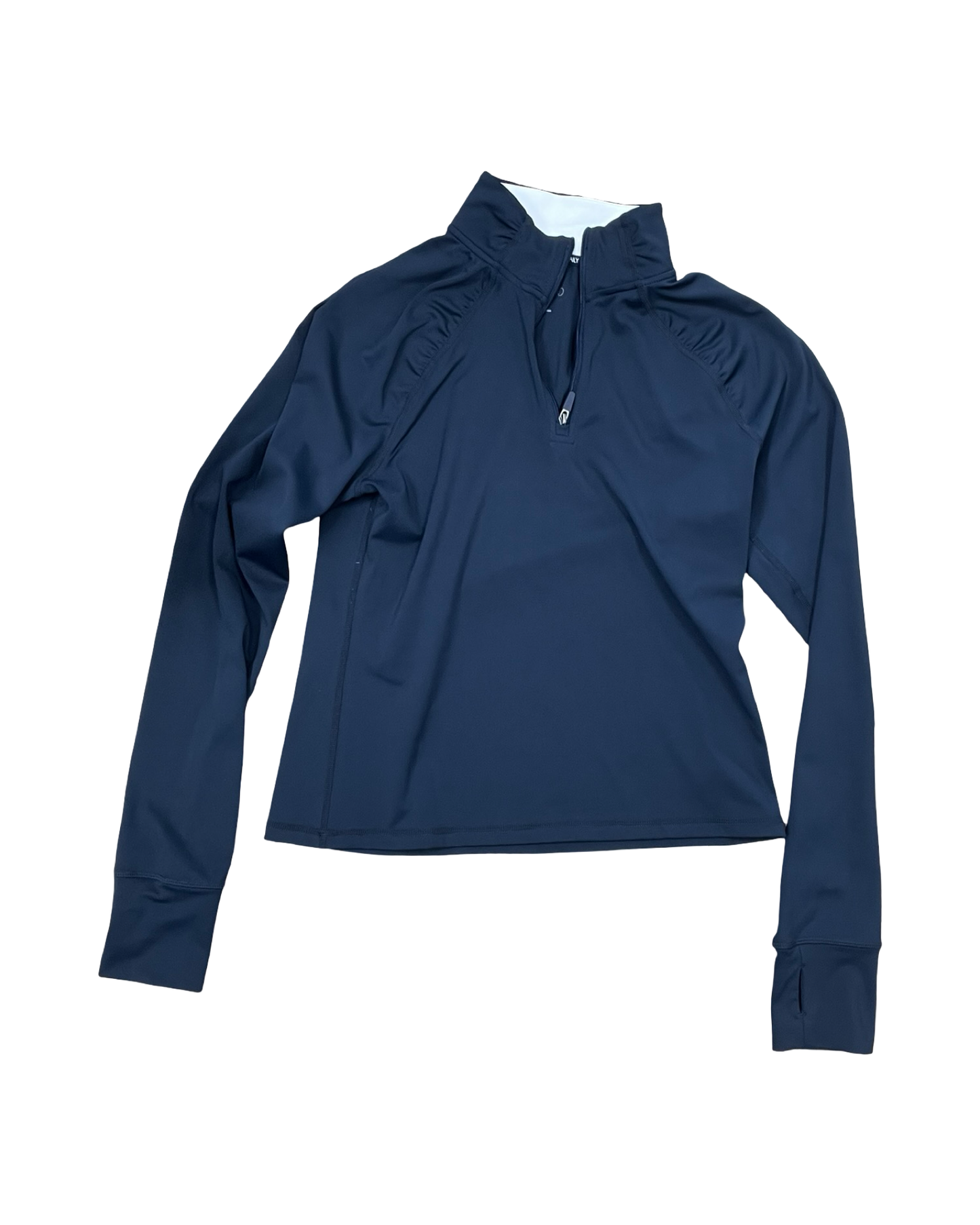 Athletic Top Ls Collar By Daily Thread In Navy, Size:L