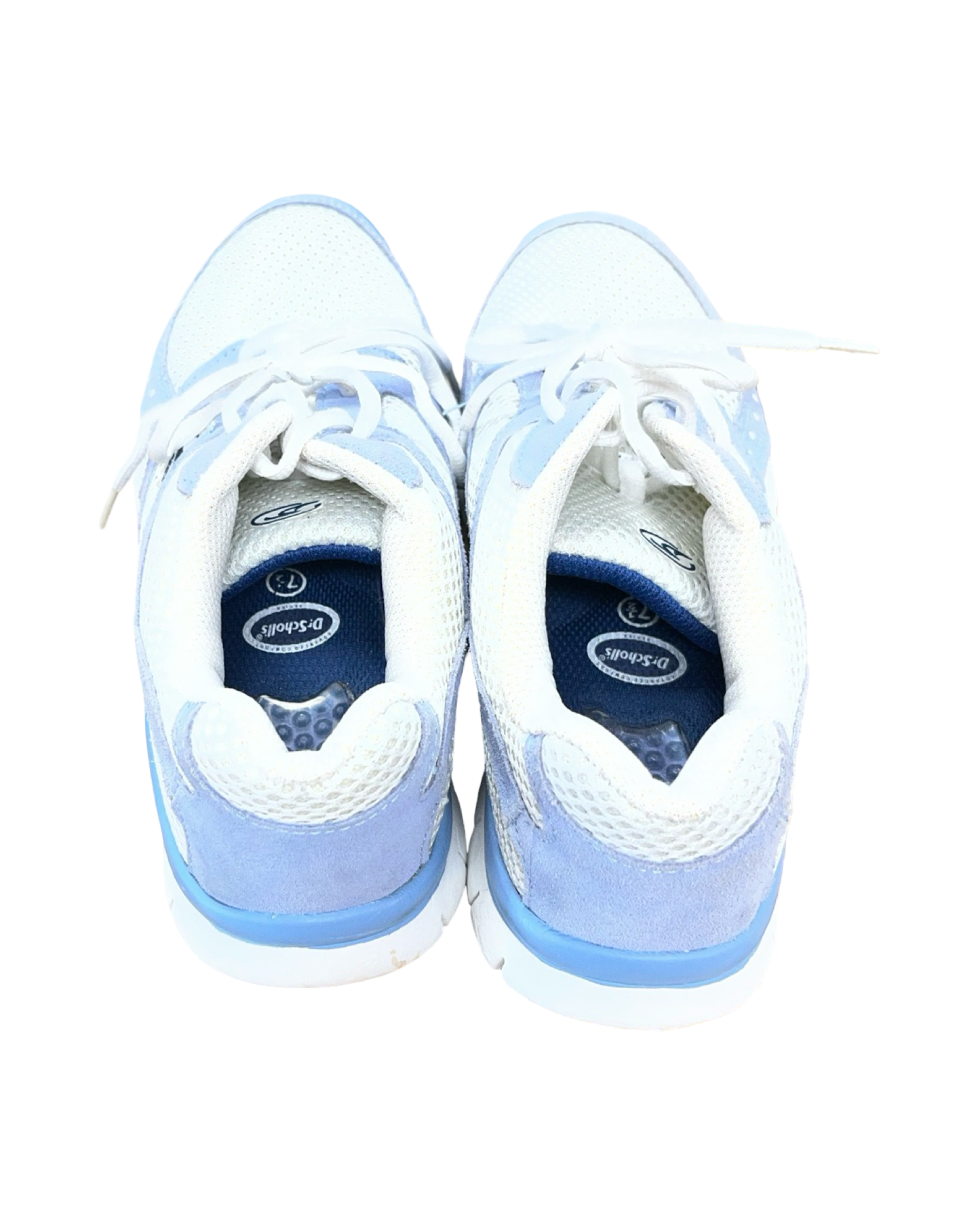 Shoes Sneakers By Dr Scholls In Blue & White, Size:7.5