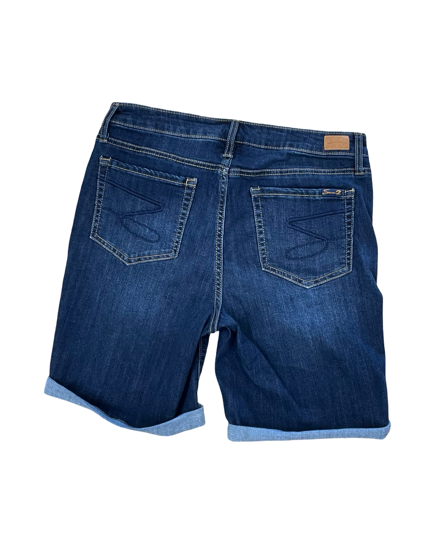 Shorts By Seven 7 In Blue Denim, Size:10