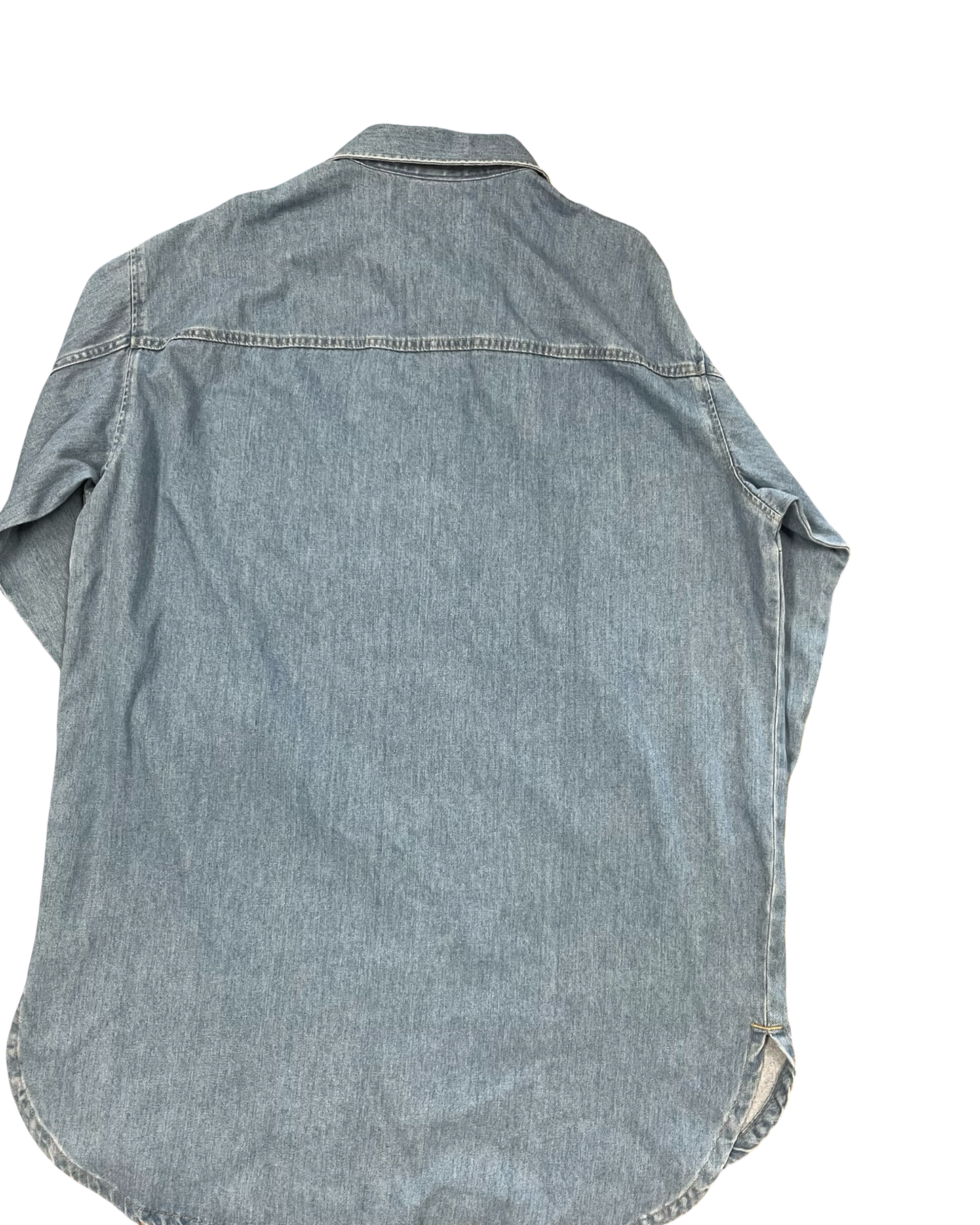 Dress Casual Short By Clothes Mentor In Blue Denim, Size:L
