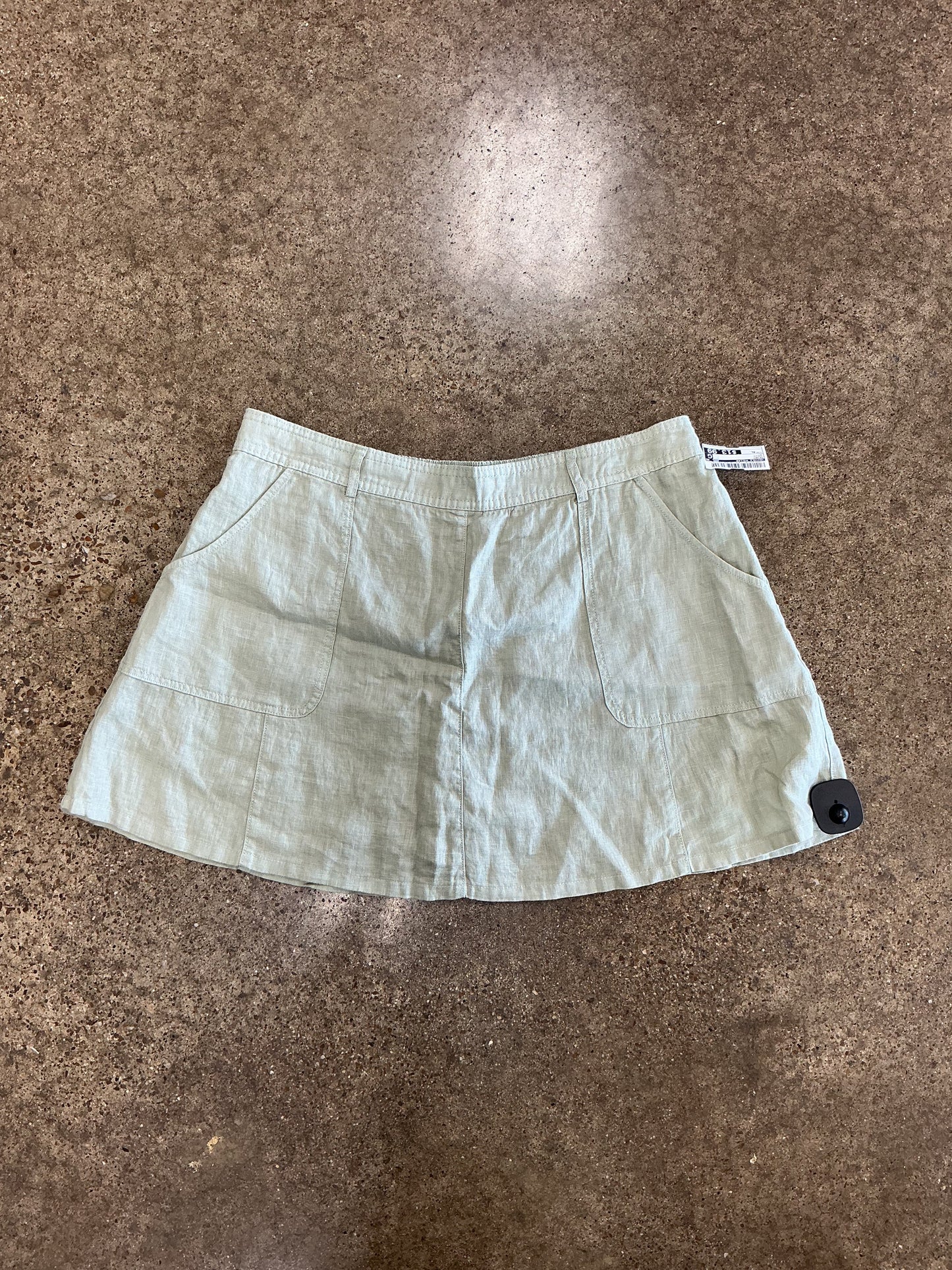Skort By Nicole Miller In Green, Size:Xl