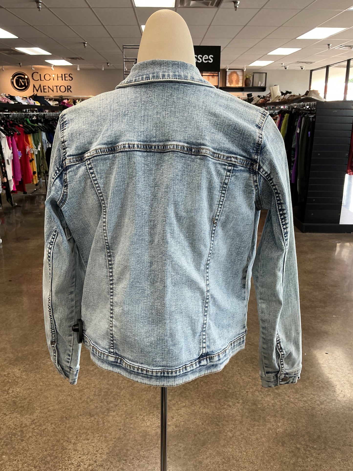 Jacket Denim By Seven 7 In Blue Denim, Size:Xs