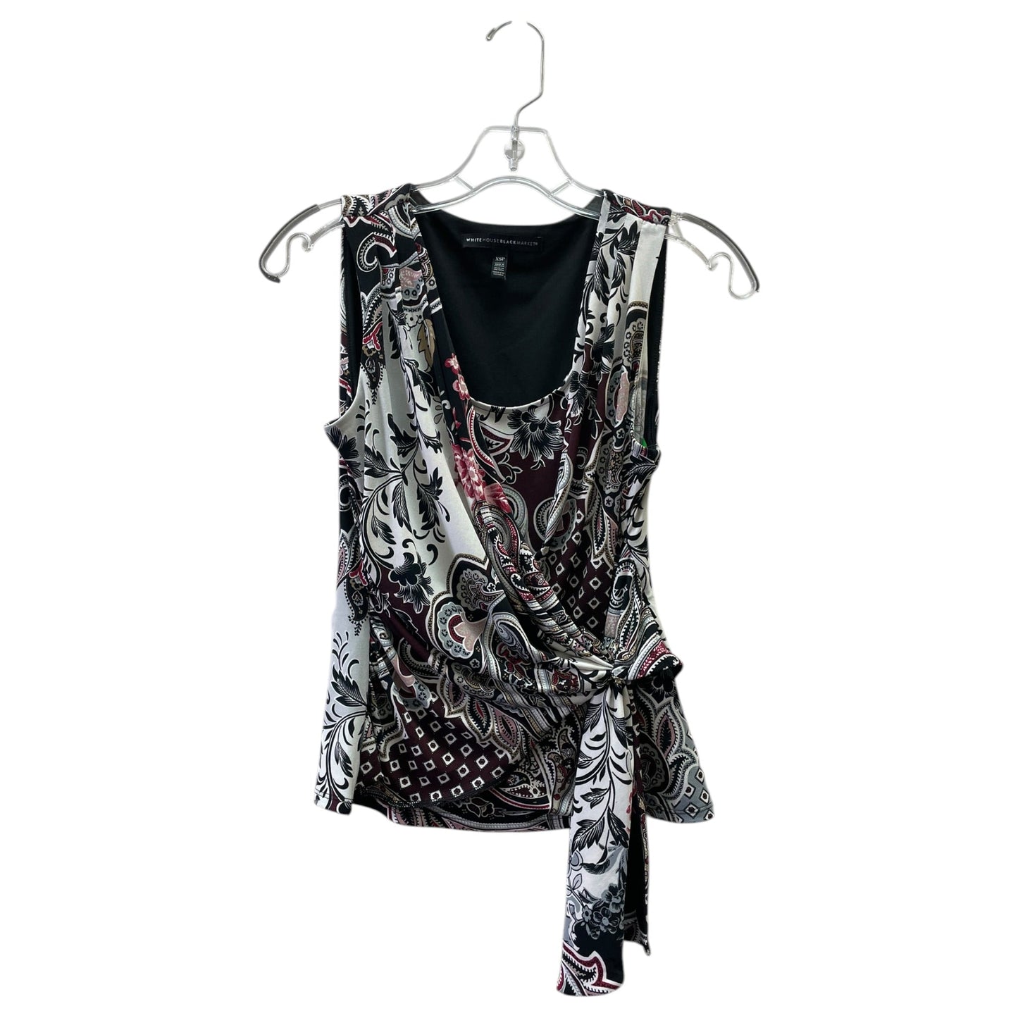 Blouse Sleeveless By White House Black Market In Multi, Size:Xsp