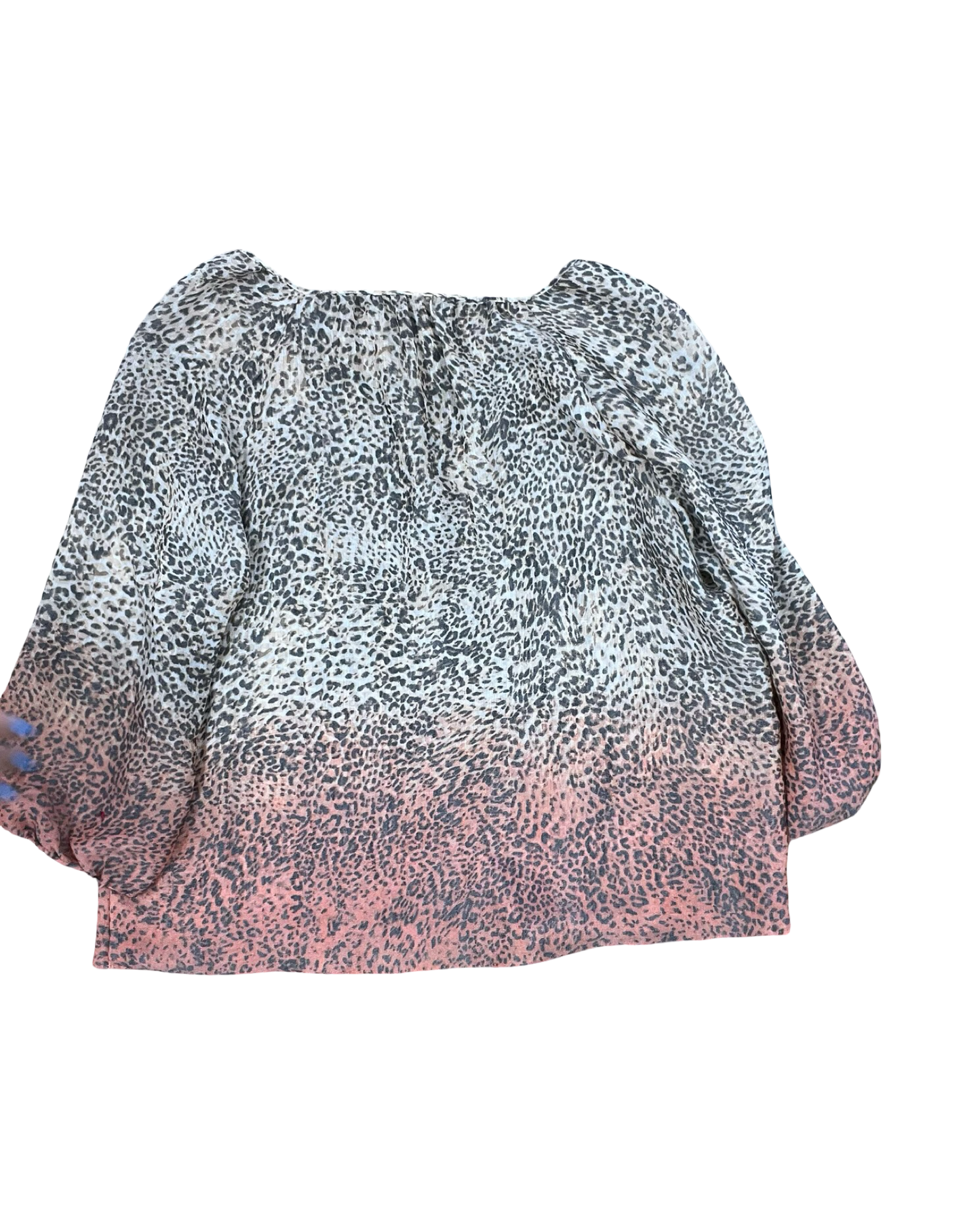 Top 3/4 Sleeve By Zac And Rachel In Animal Print, Size:M