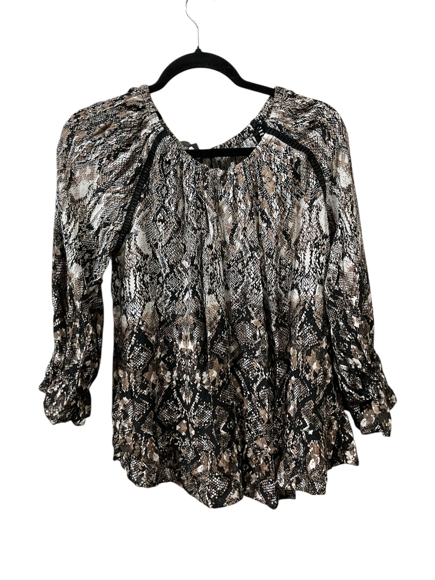 Top Ls By Inc In Snakeskin Print, Size:M