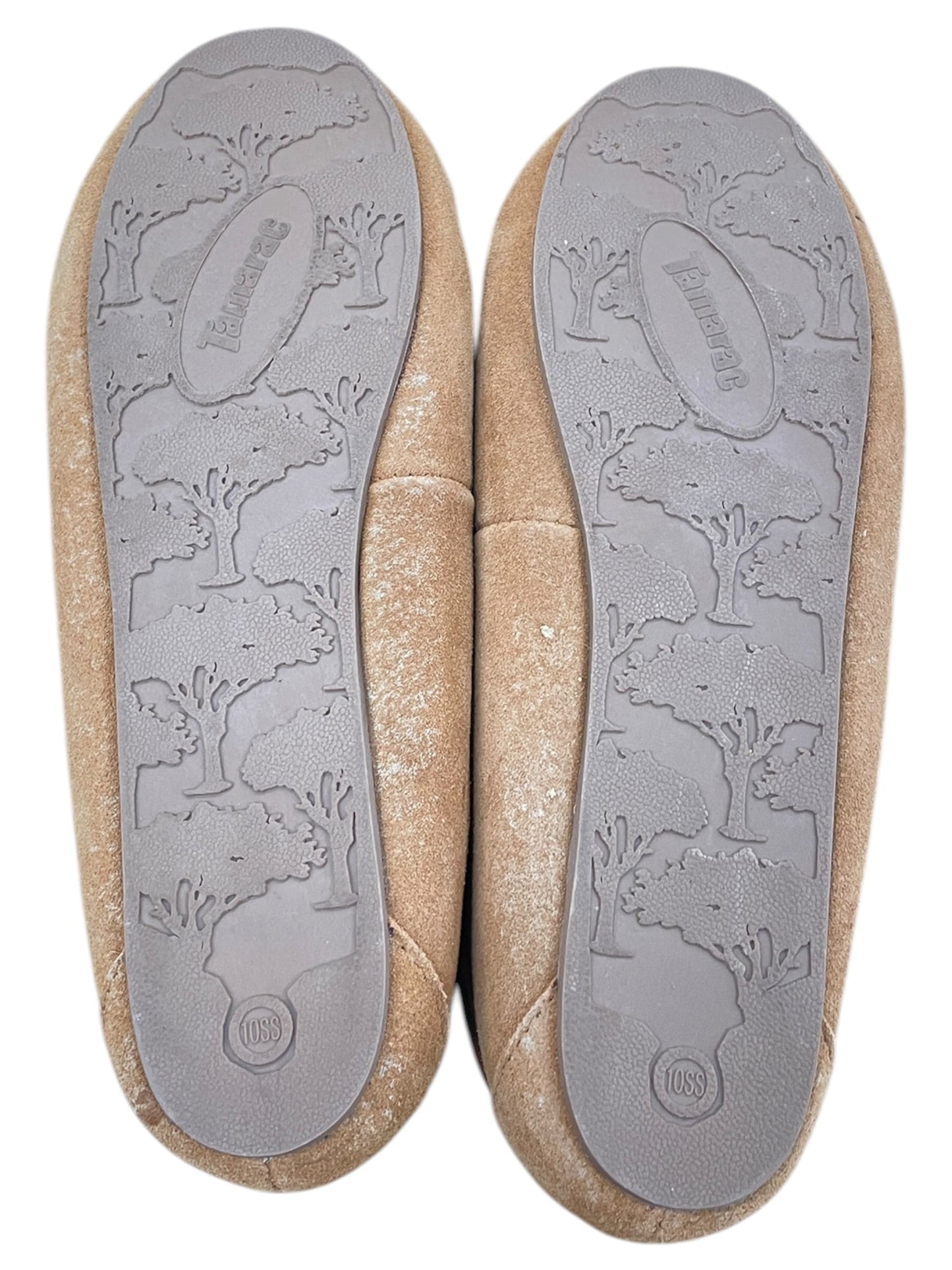 Slippers By Clothes Mentor In Brown, Size:10