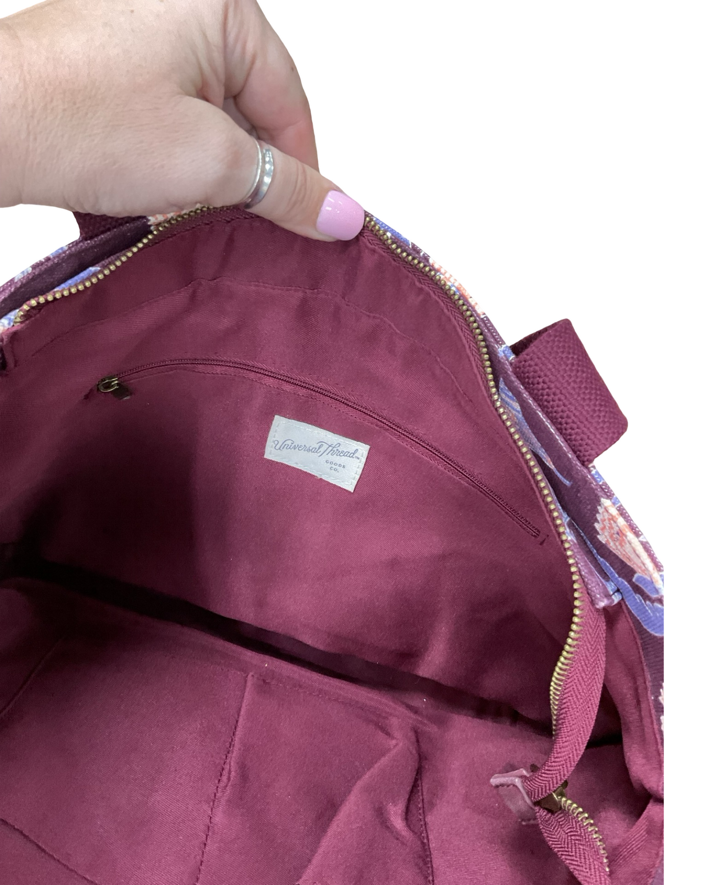 Handbag By Universal Thread In Purple, Size:Large