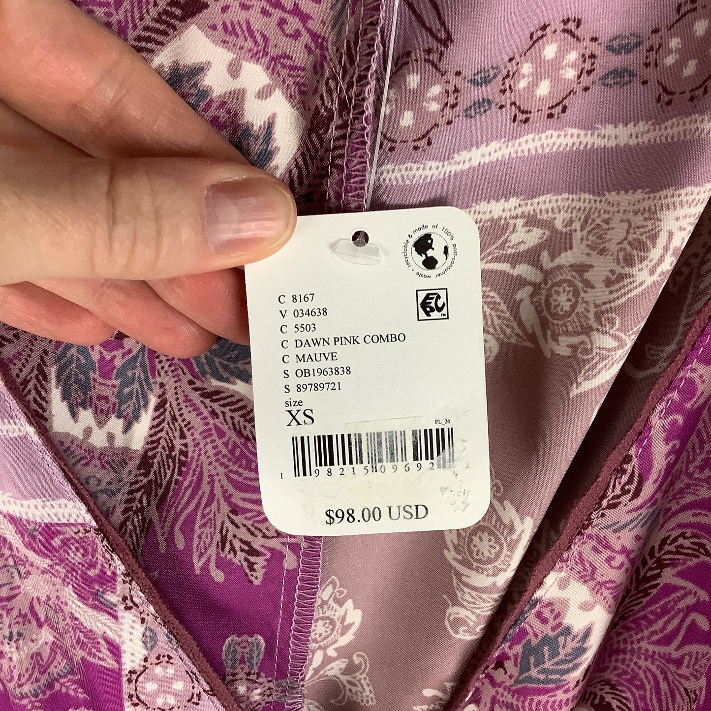 Romper By Free People In Purple, Size: Xs