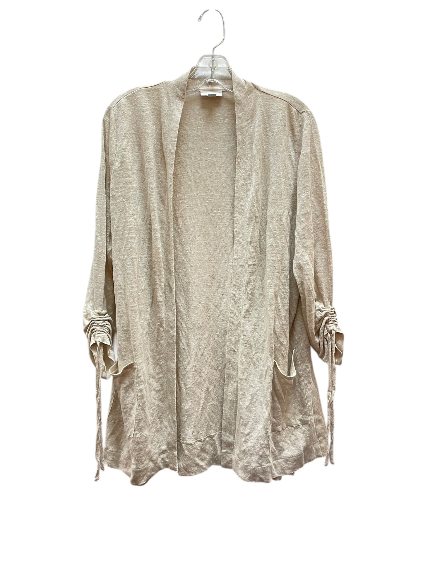 Cardigan By J. Jill In Beige, Size:M