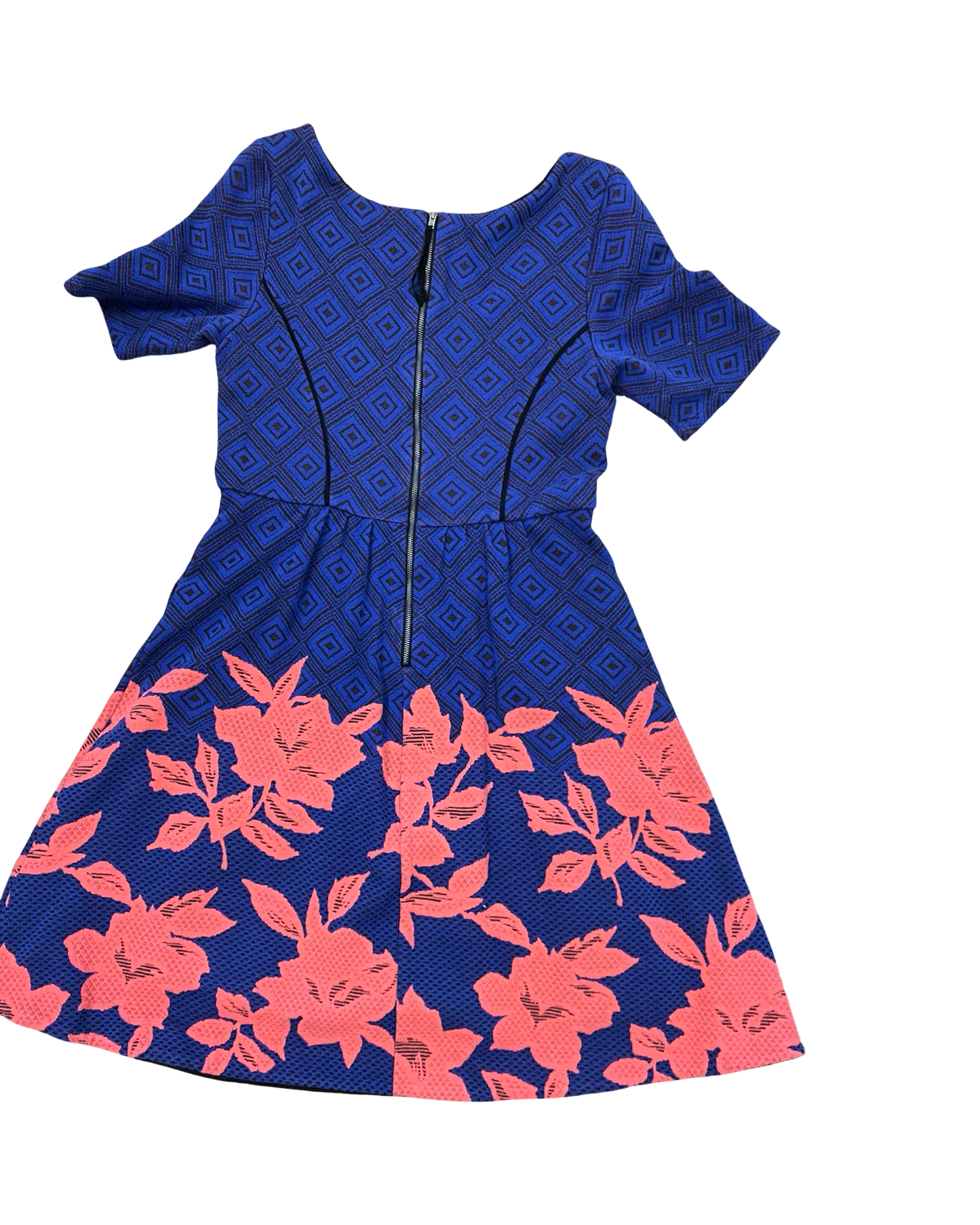 Dress Casual Short By Hd In Paris In Blue & Orange, Size:S