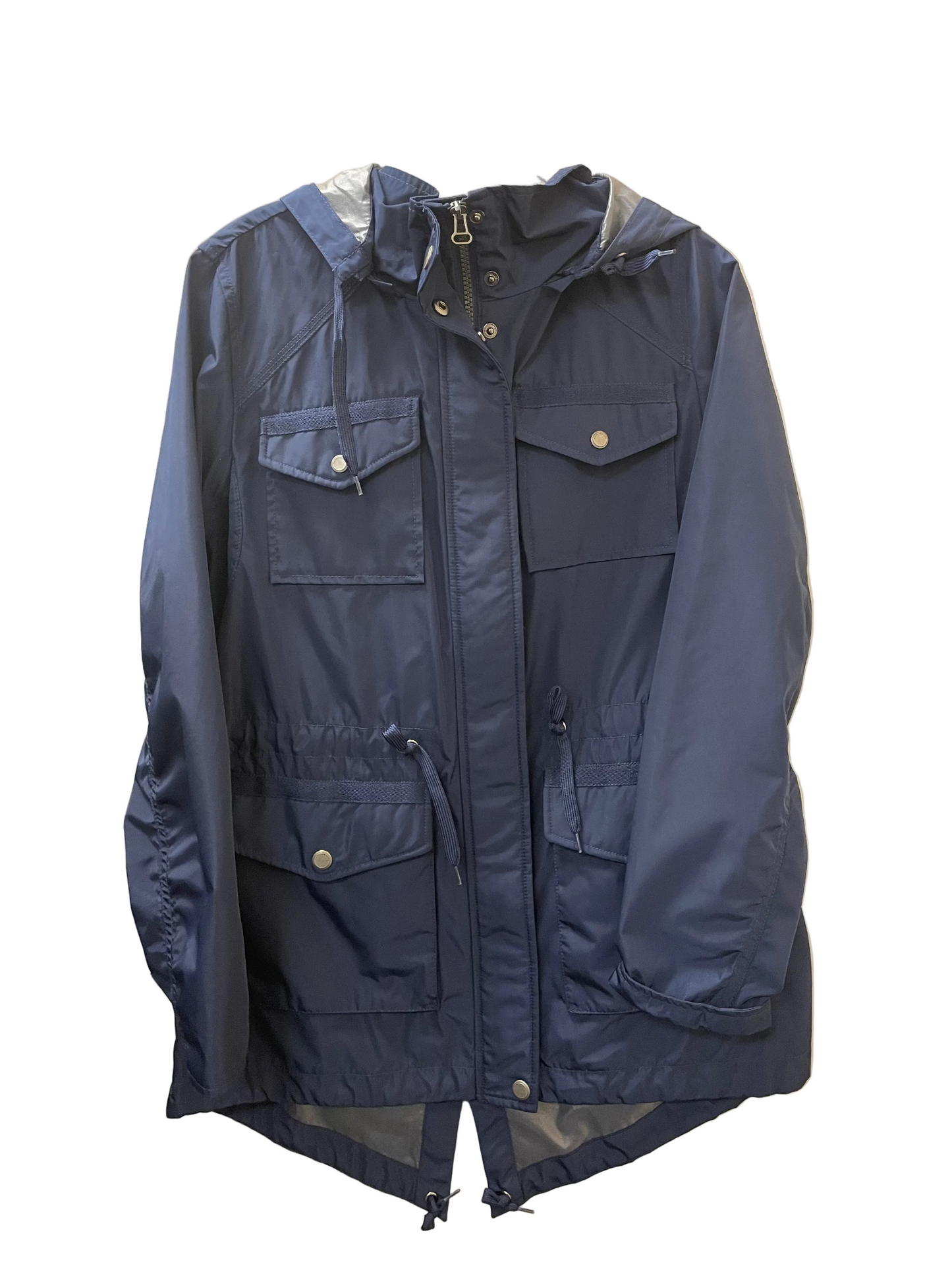 Coat Raincoat By Marc New York In Blue, Size:M