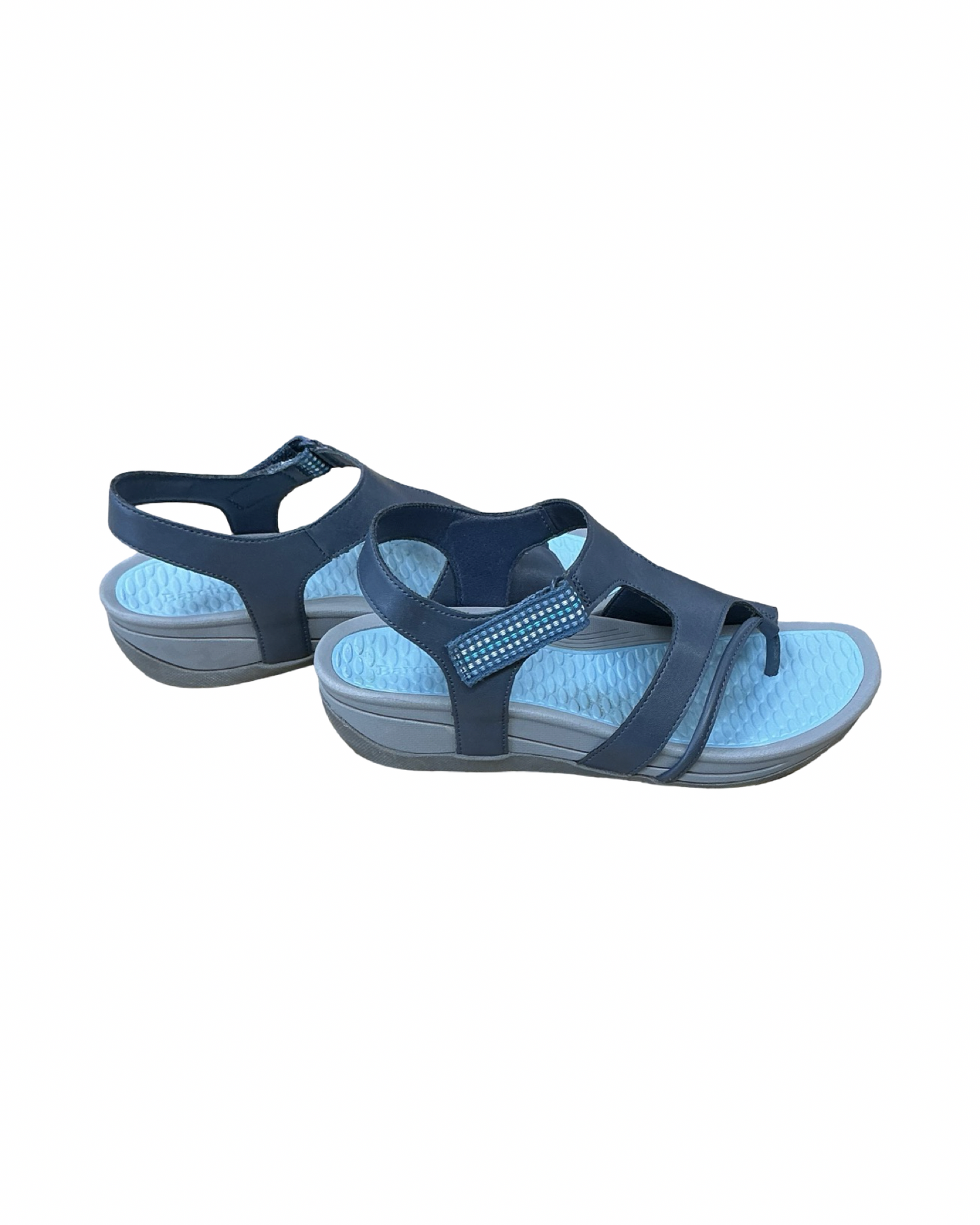 Sandals Flats By Bare Traps In Navy, Size:8