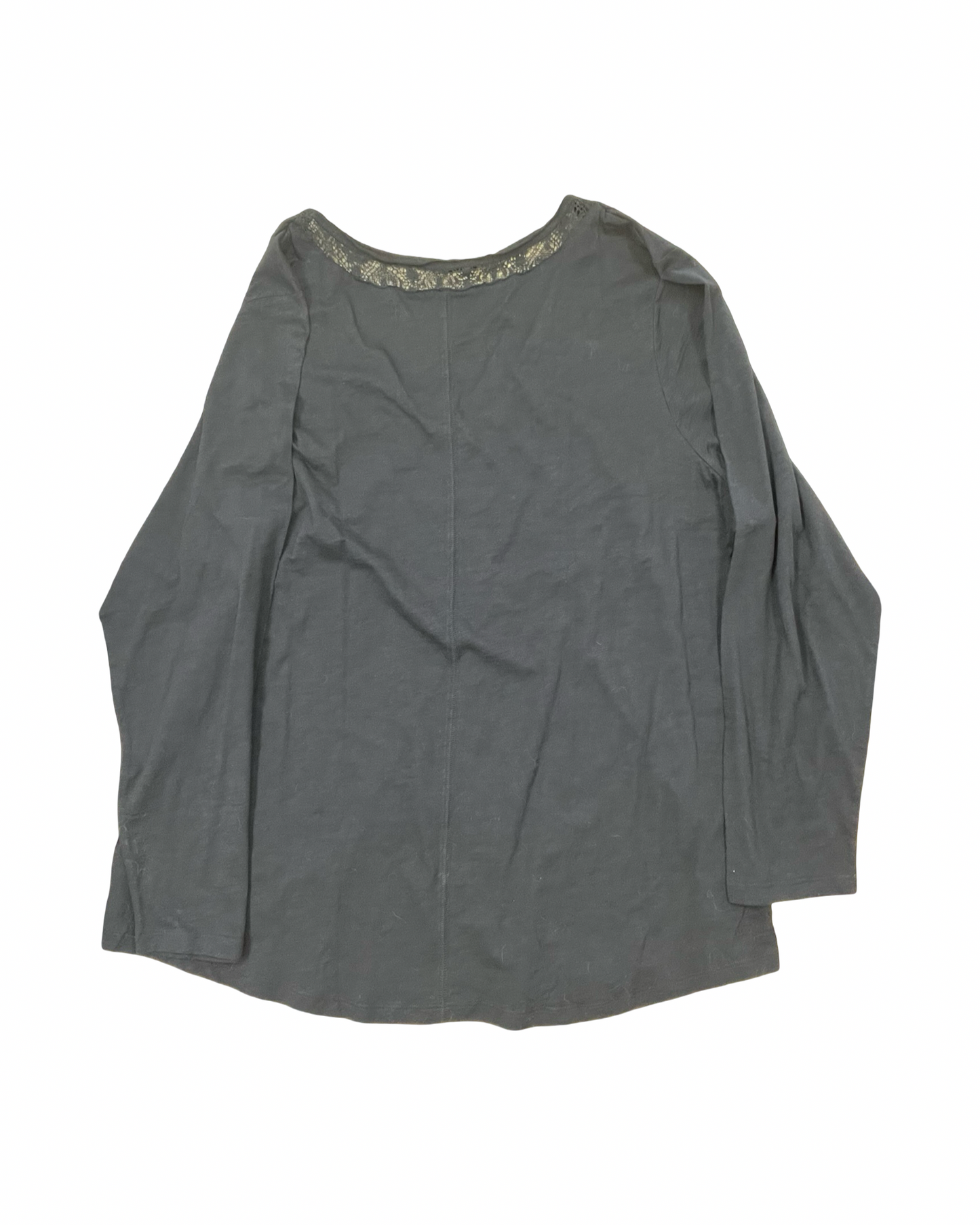Top 3/4 Sleeve By Willow Bay In Black, Size:3X