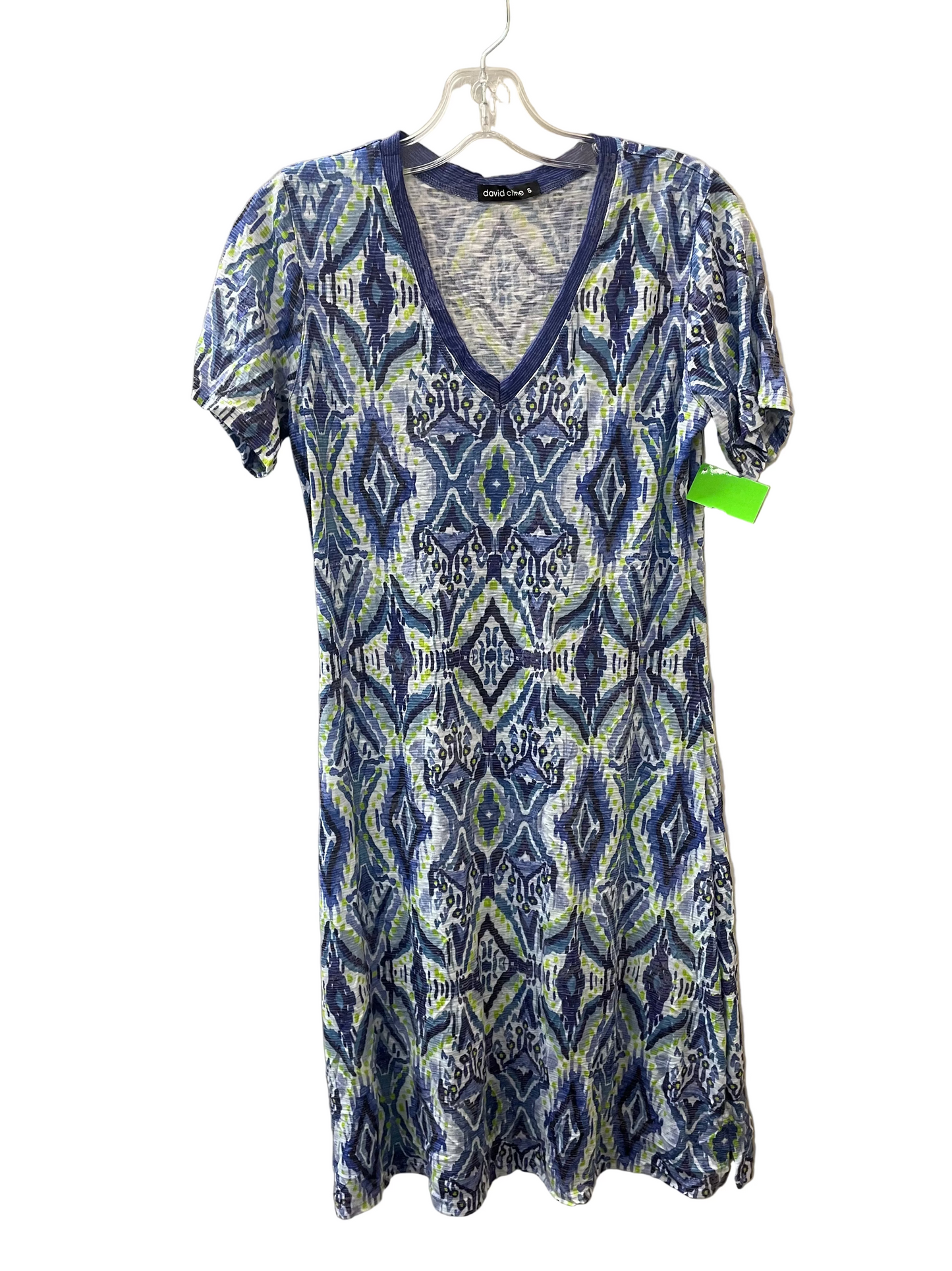 Dress Casual Midi By David Cline In Blue, Size:S
