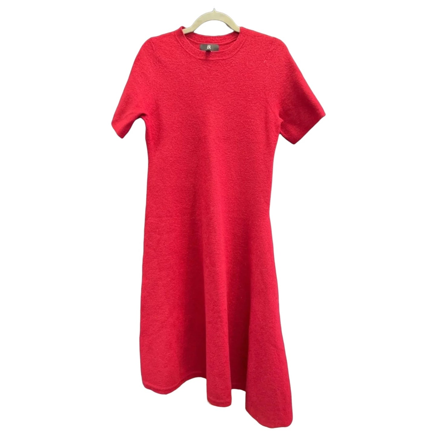 Dress Casual Midi By Banana Republic In Red, Size: L
