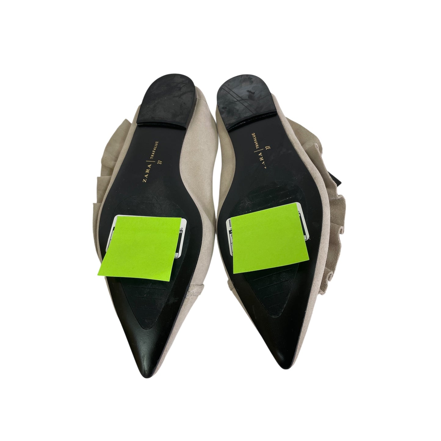 Shoes Flats By Zara In Beige, Size:6.5