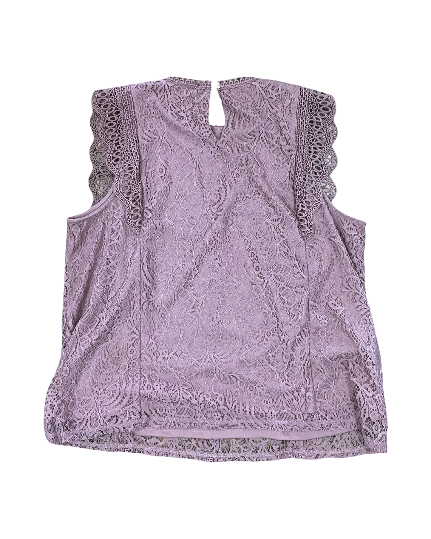 Top Sleeveless By Cable And Gauge In Pink, Size:2X