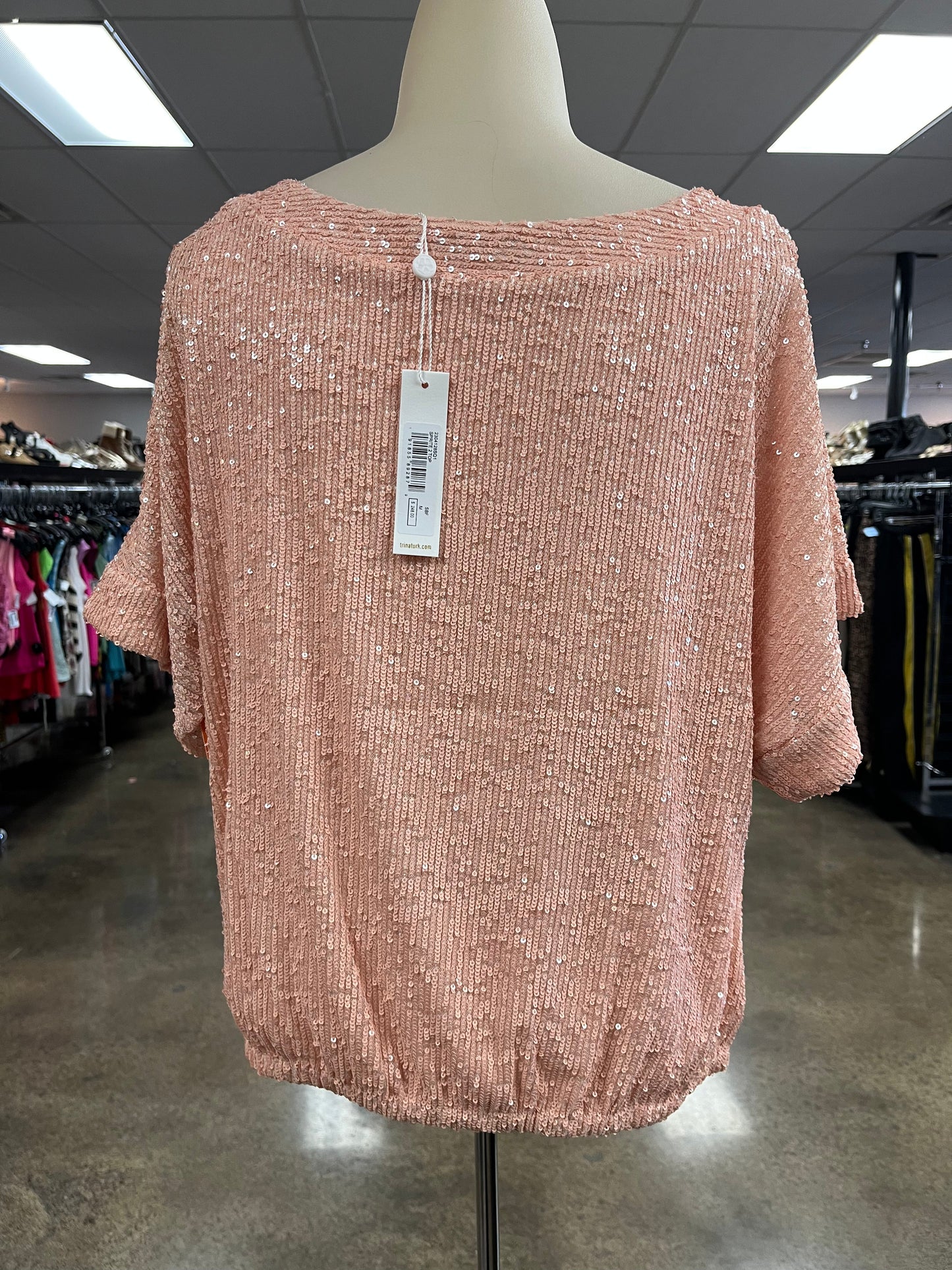 Top Ss By Trina Turk In Peach, Size:M