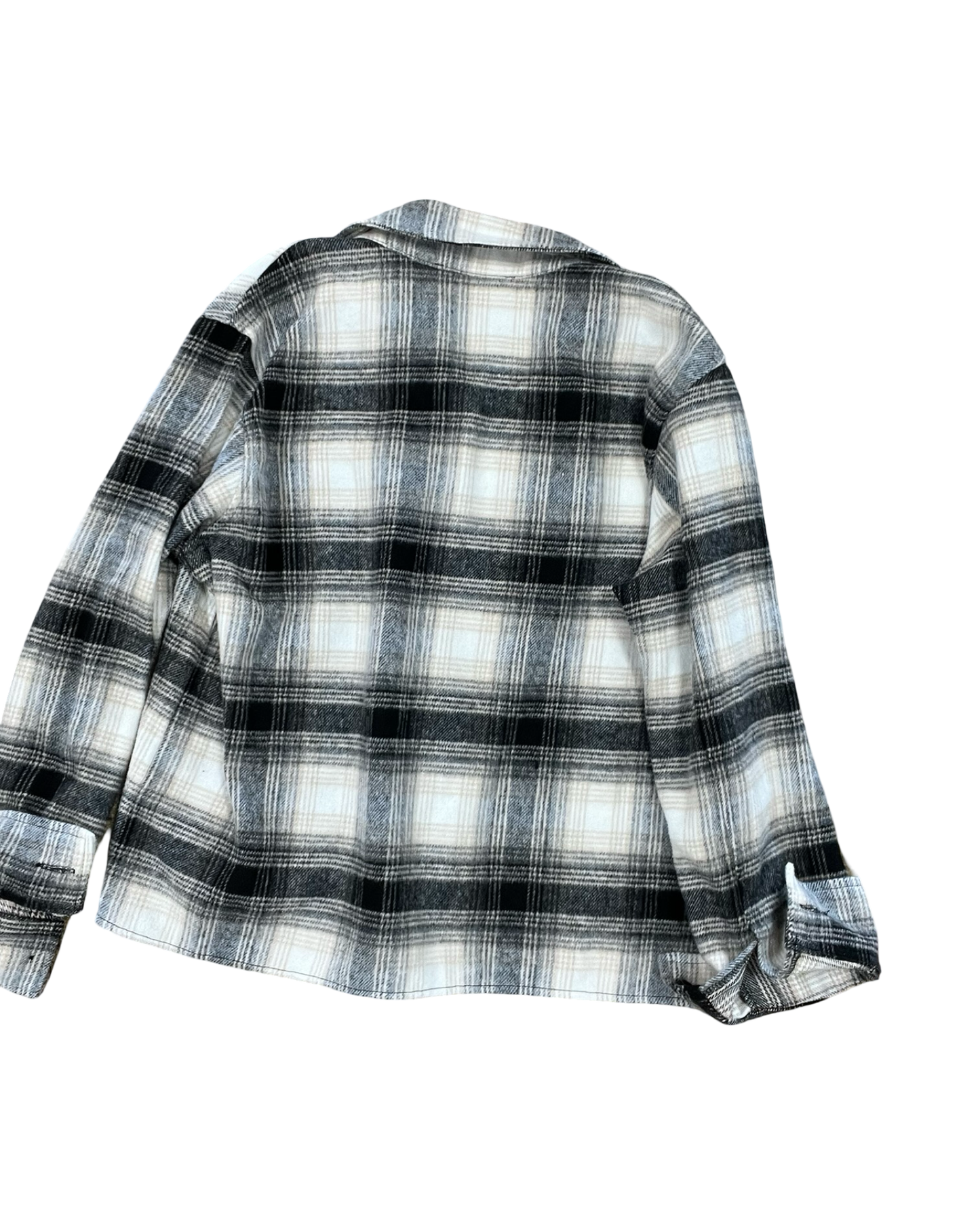 Jacket Shirt By Steve Madden In Black & Cream, Size:Xl