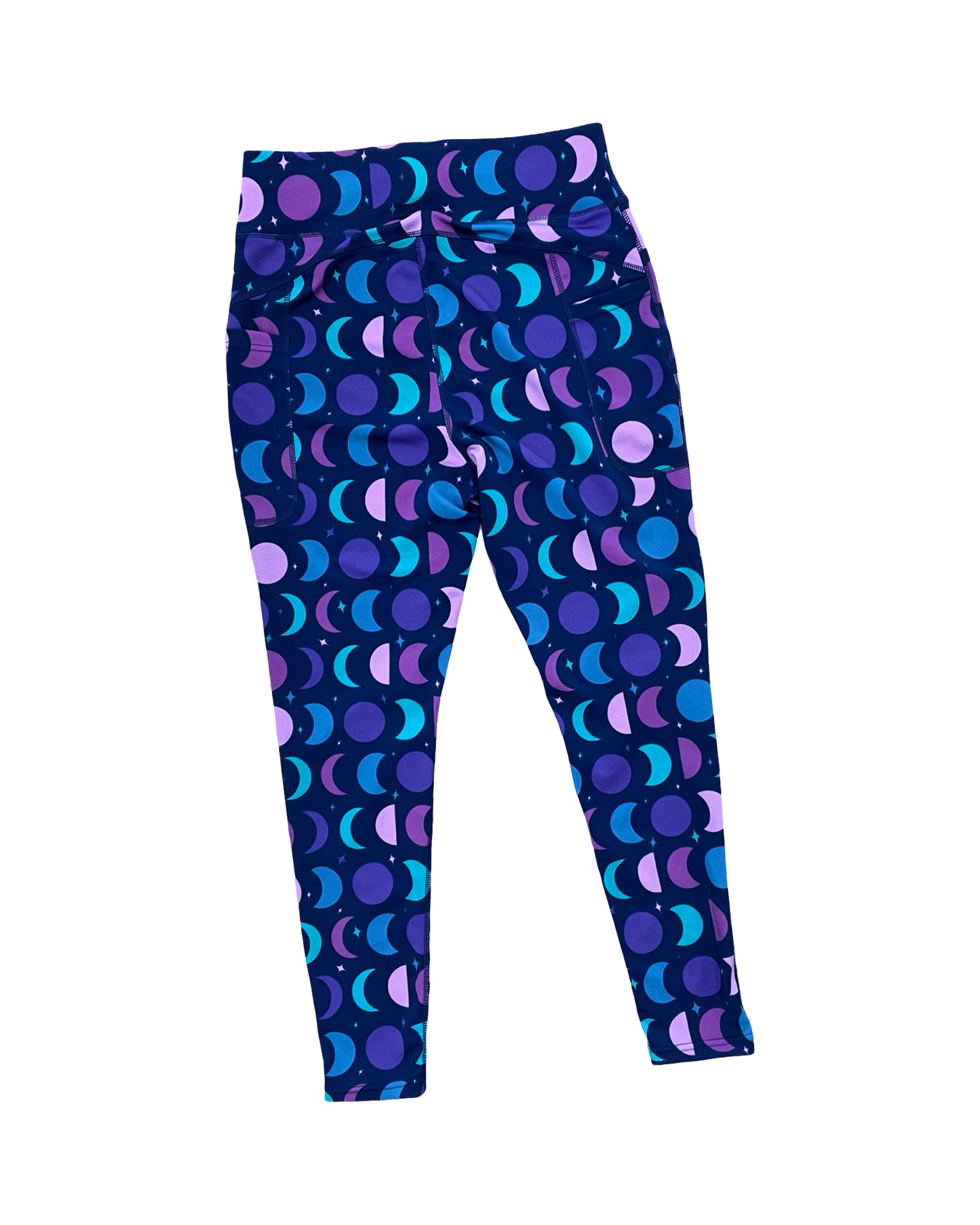 Athletic Leggings By Clothes Mentor In Blue & Purple, Size:Xl