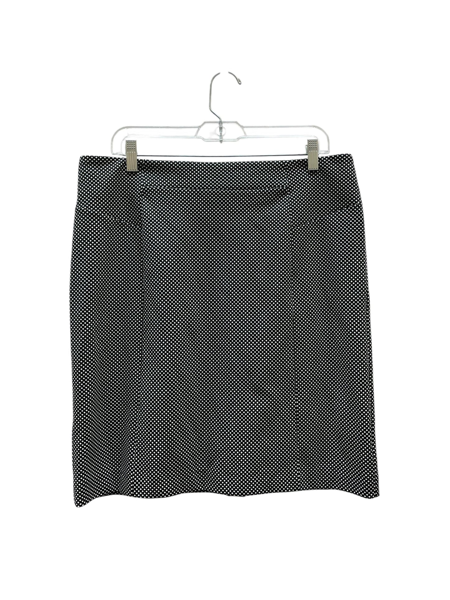Skirt Designer By Michael Kors In Black & White, Size:L