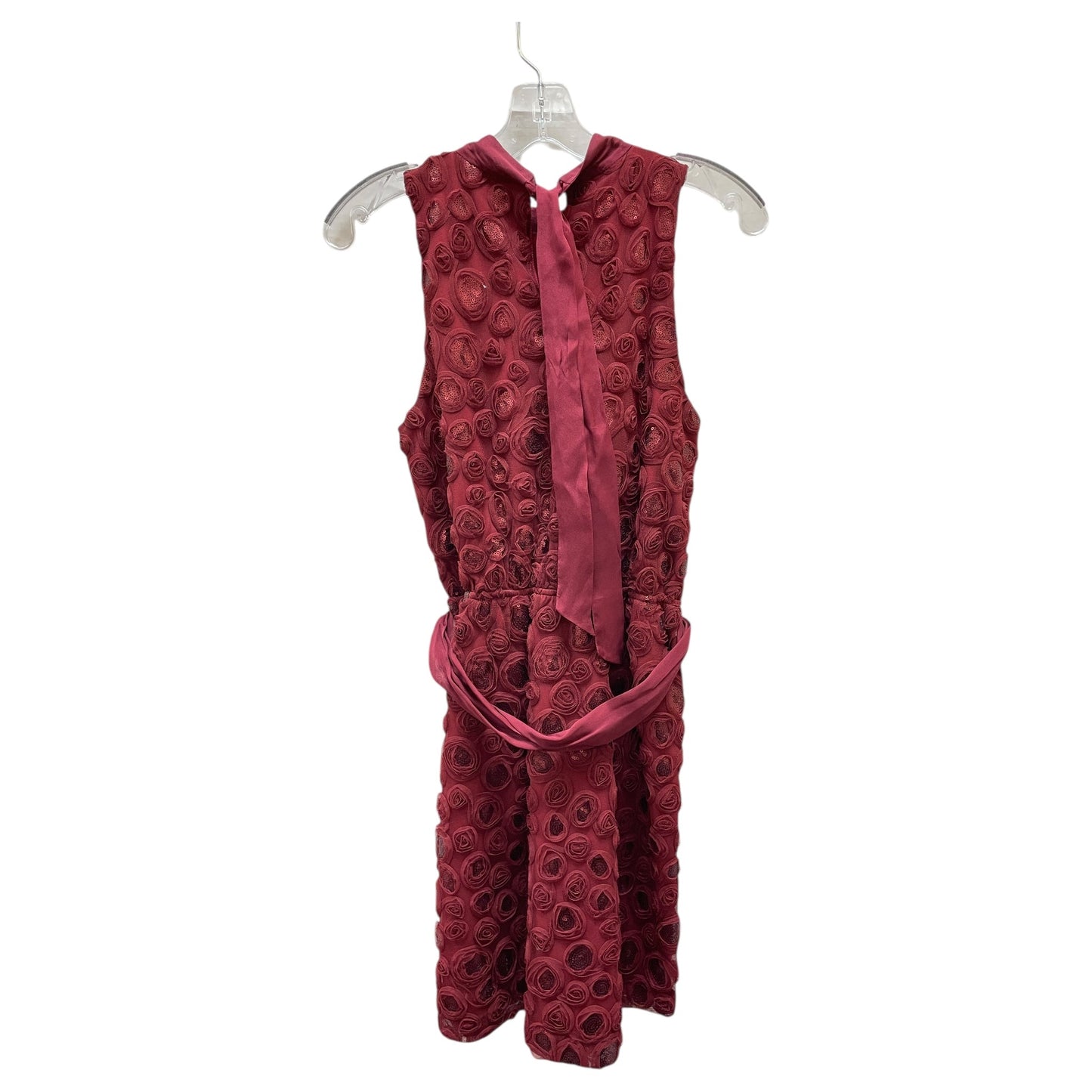 Dress Party Midi By Cme In Red, Size:0