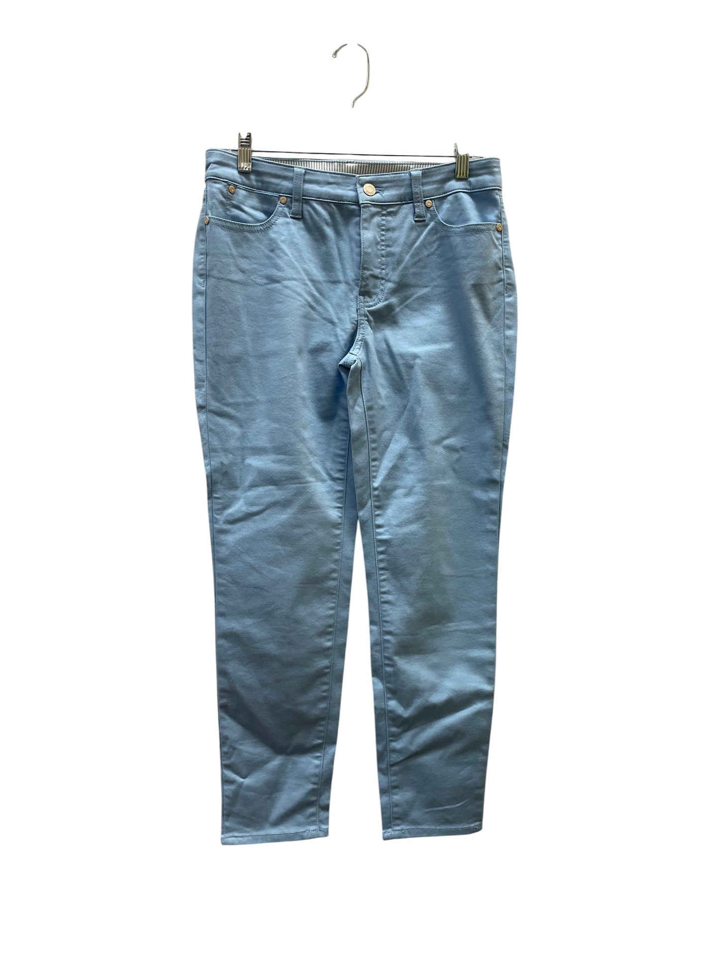 Jeans Straight By Talbots In Blue Denim, Size:6P