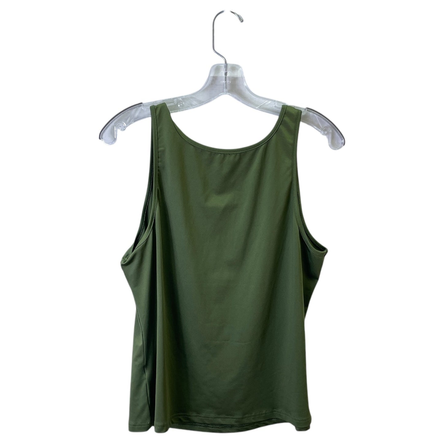 Athletic Tank Top By Cme In Green, Size:1X