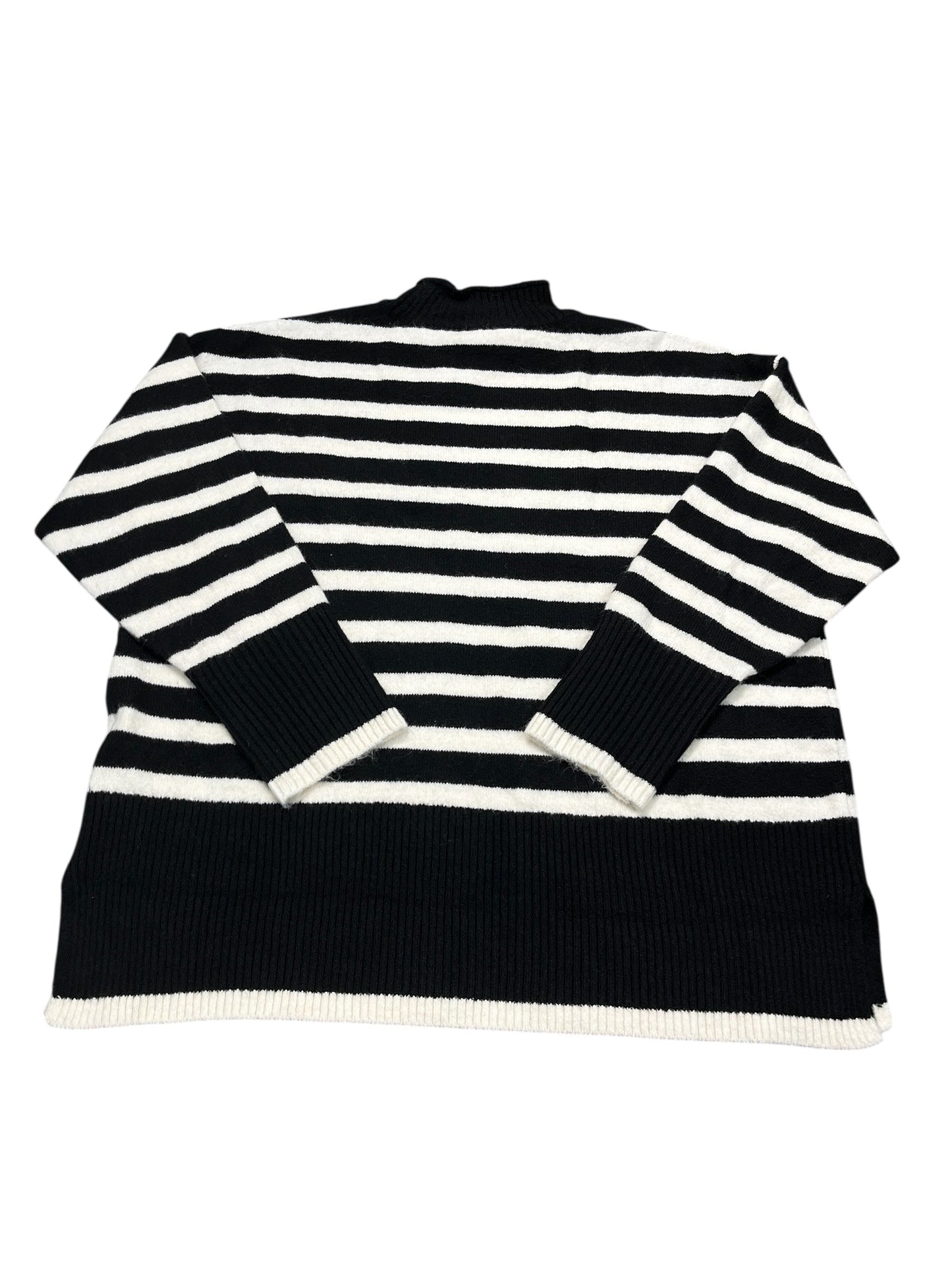Sweater By Jones New York In Striped Pattern, Size:L