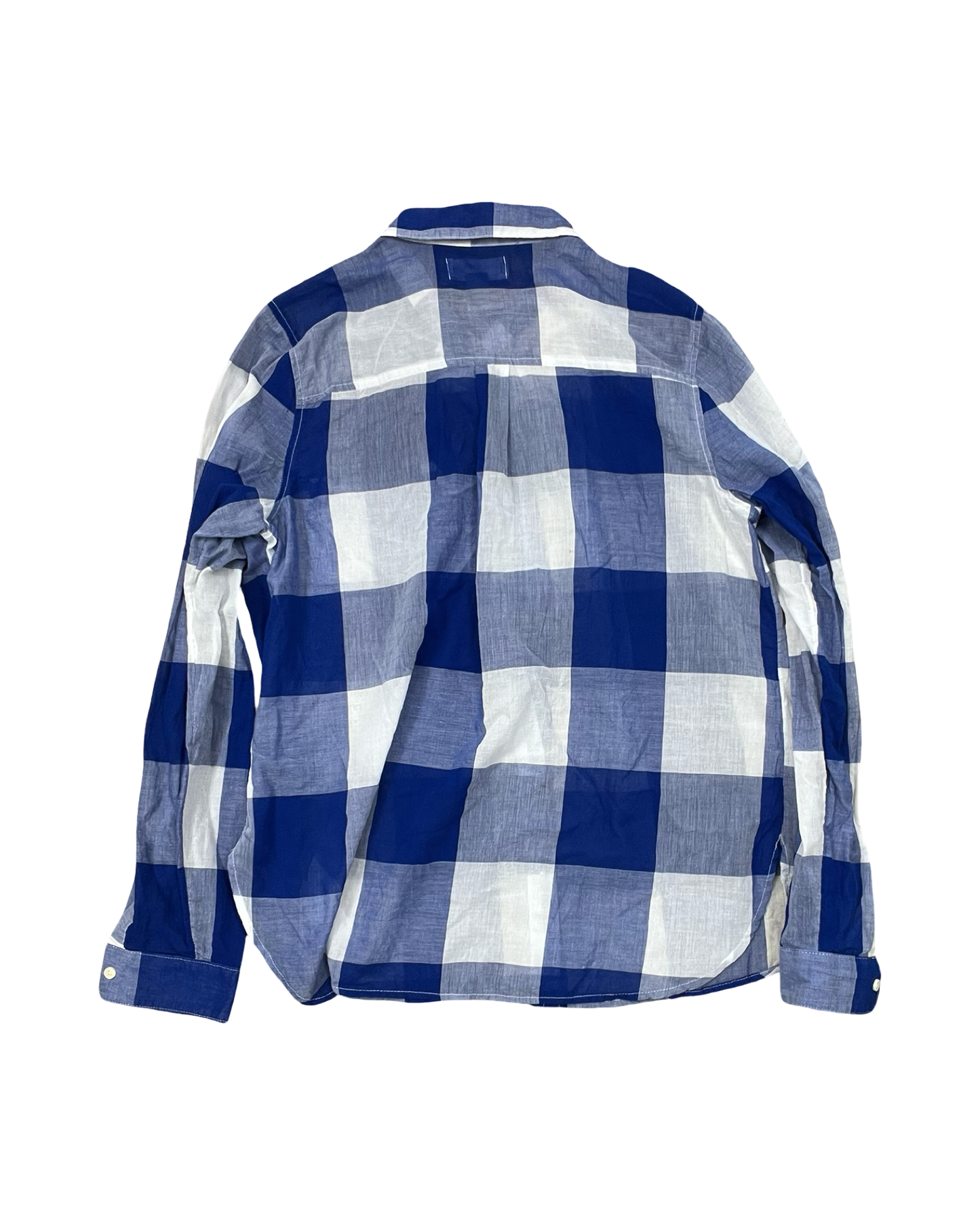 Blouse Ls By Old Navy In Blue & White, Size:L