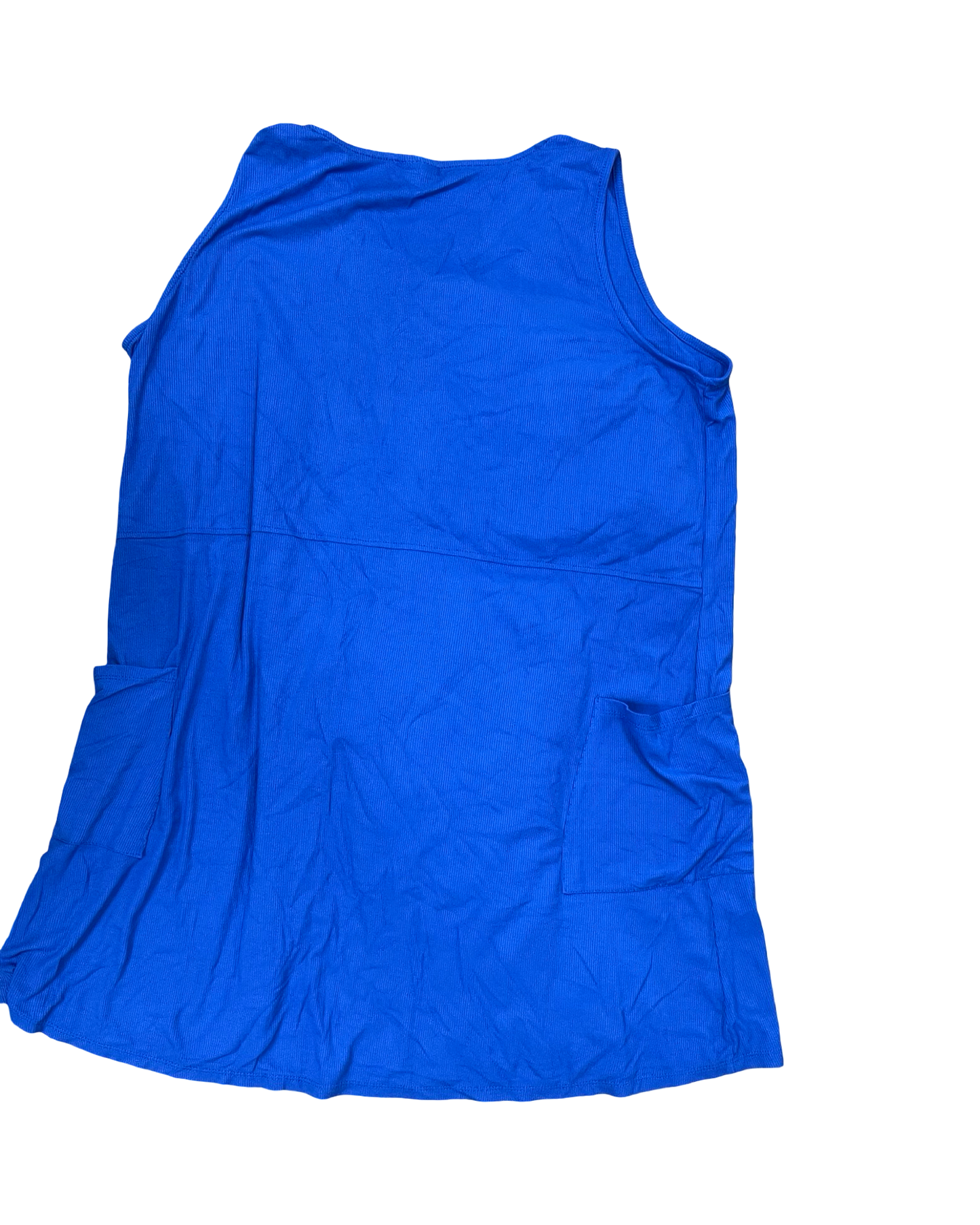 Dress Casual Short By Coco And Carmen In Blue, Size:1X