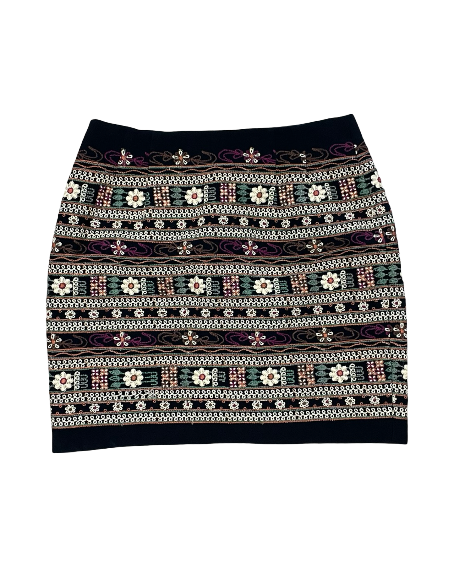 Skirt Mini & Short By Cynthia Steffe In Black & Tan, Size:L