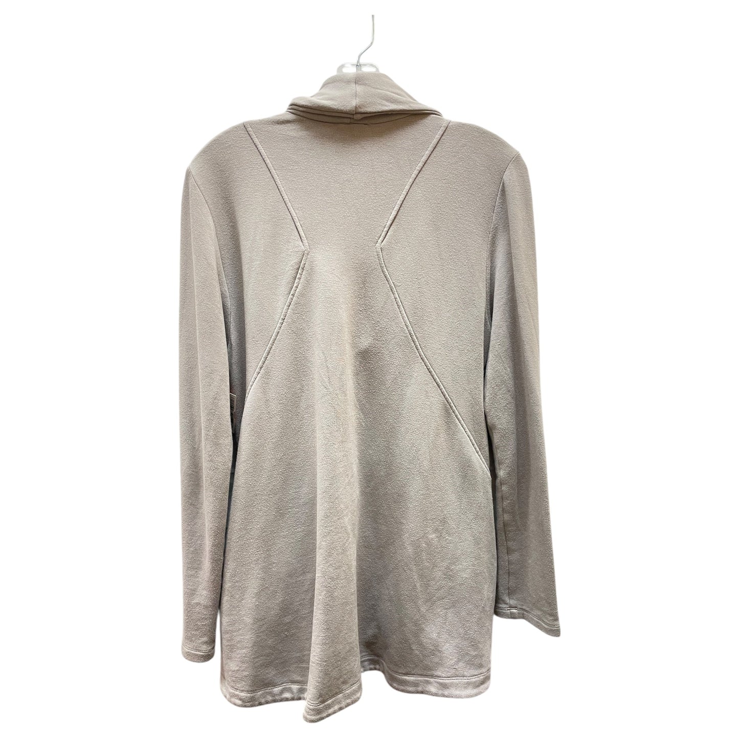 Cardigan By Bordeaux In Taupe, Size:L