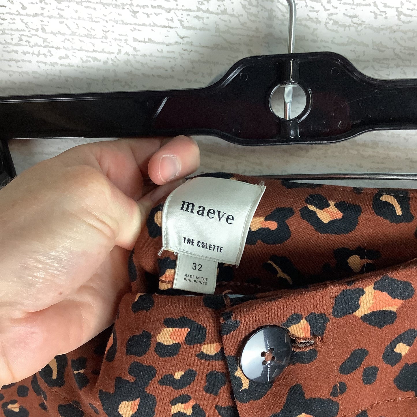 Pants Wide Leg By Maeve In Animal Print, Size: 14 (32)
