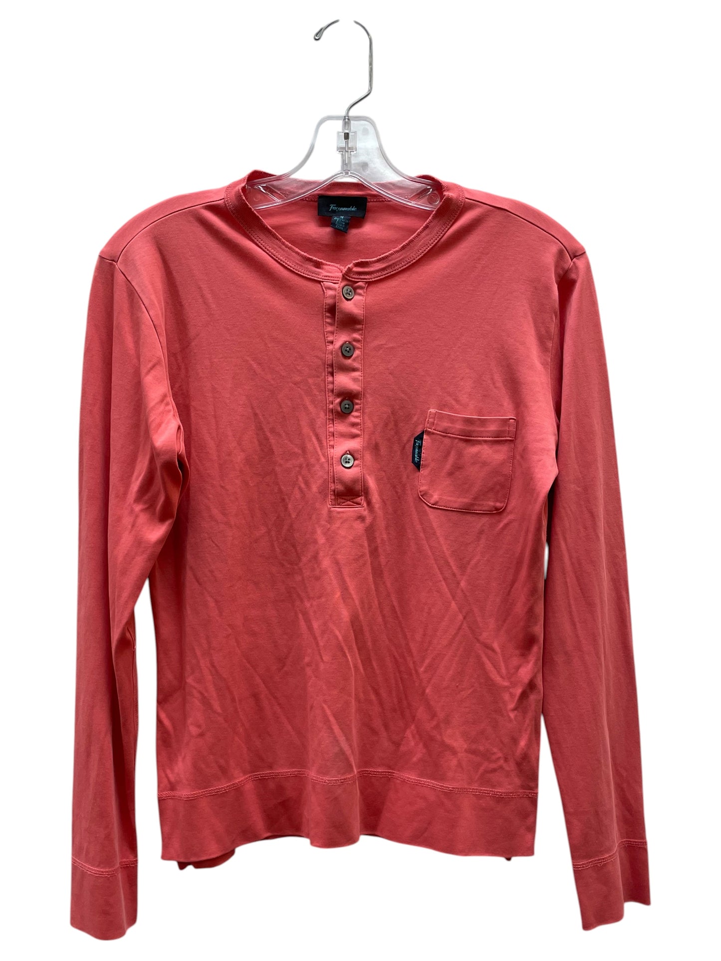 Top Ls Designer By Facconnable In Coral, Size:M