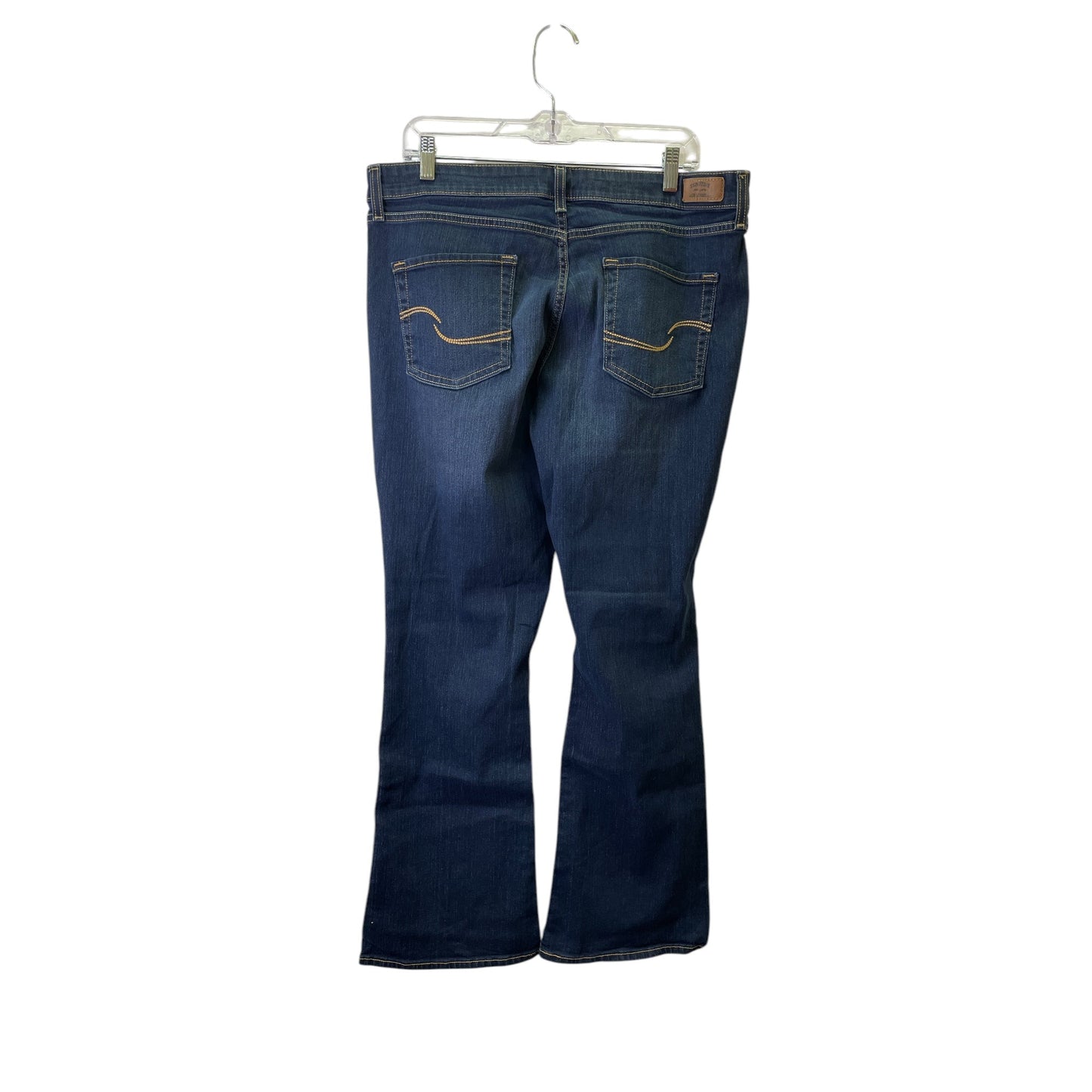 Jeans Boot Cut By Levis In Blue Denim, Size:18