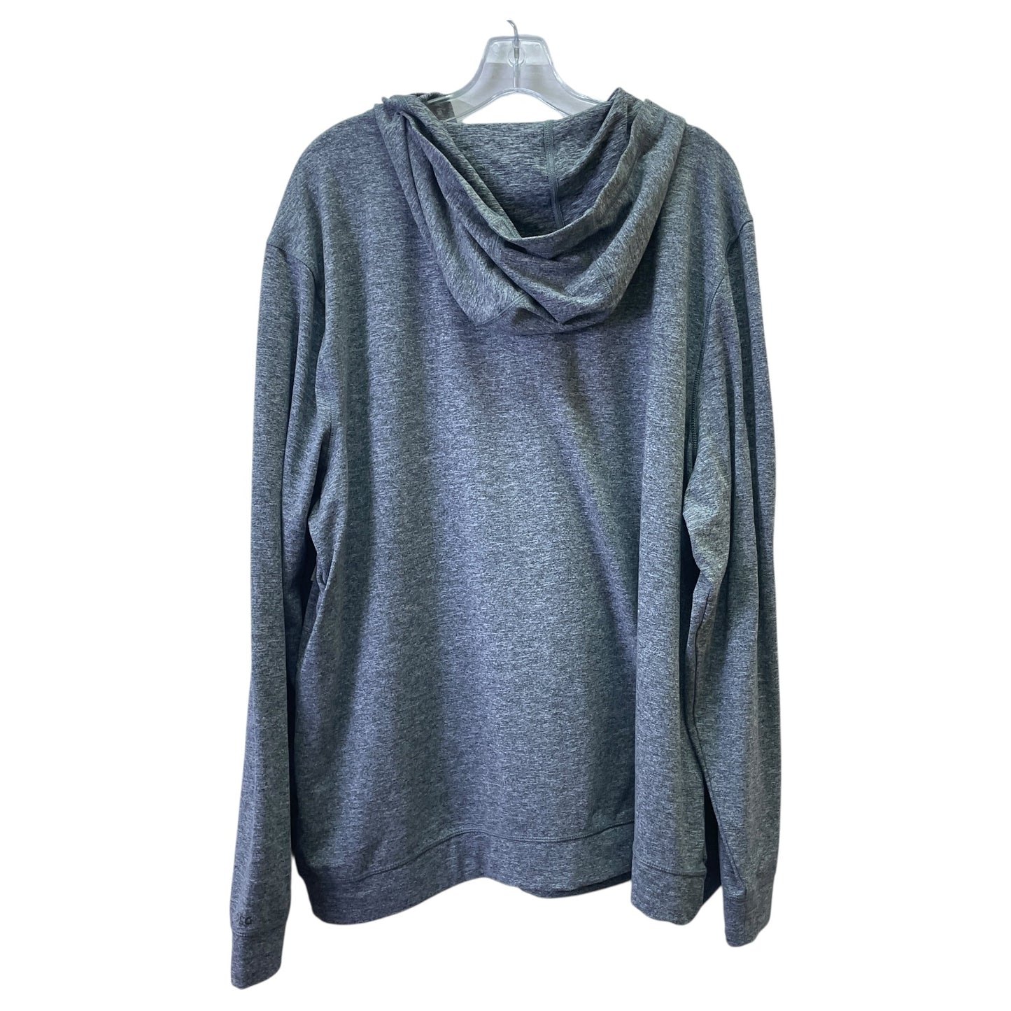 Athletic Sweatshirt Hoodie By Dsg Outerwear In Grey, Size:2X