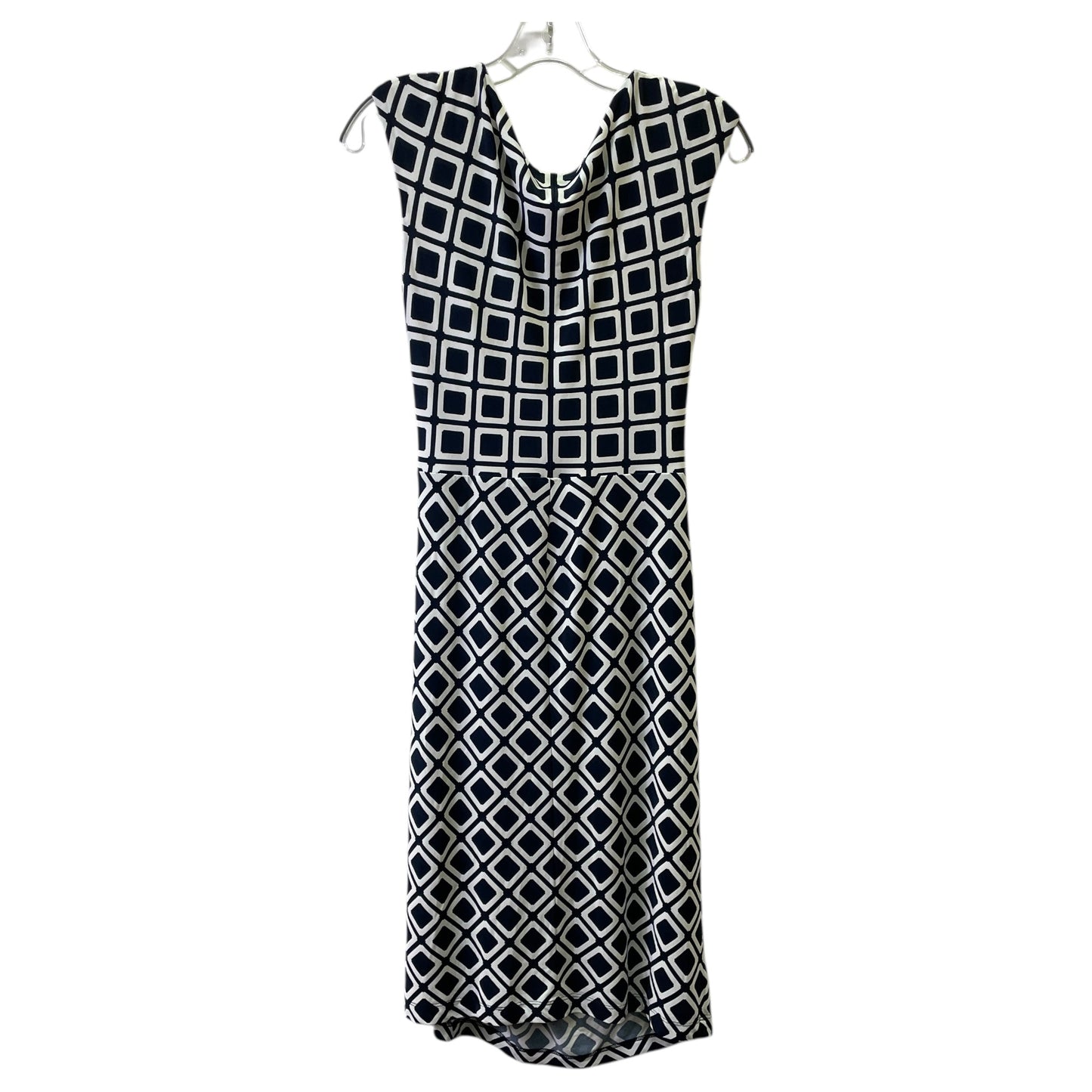 Dress Party Midi By Ralph Lauren In Blue & White, Size:S