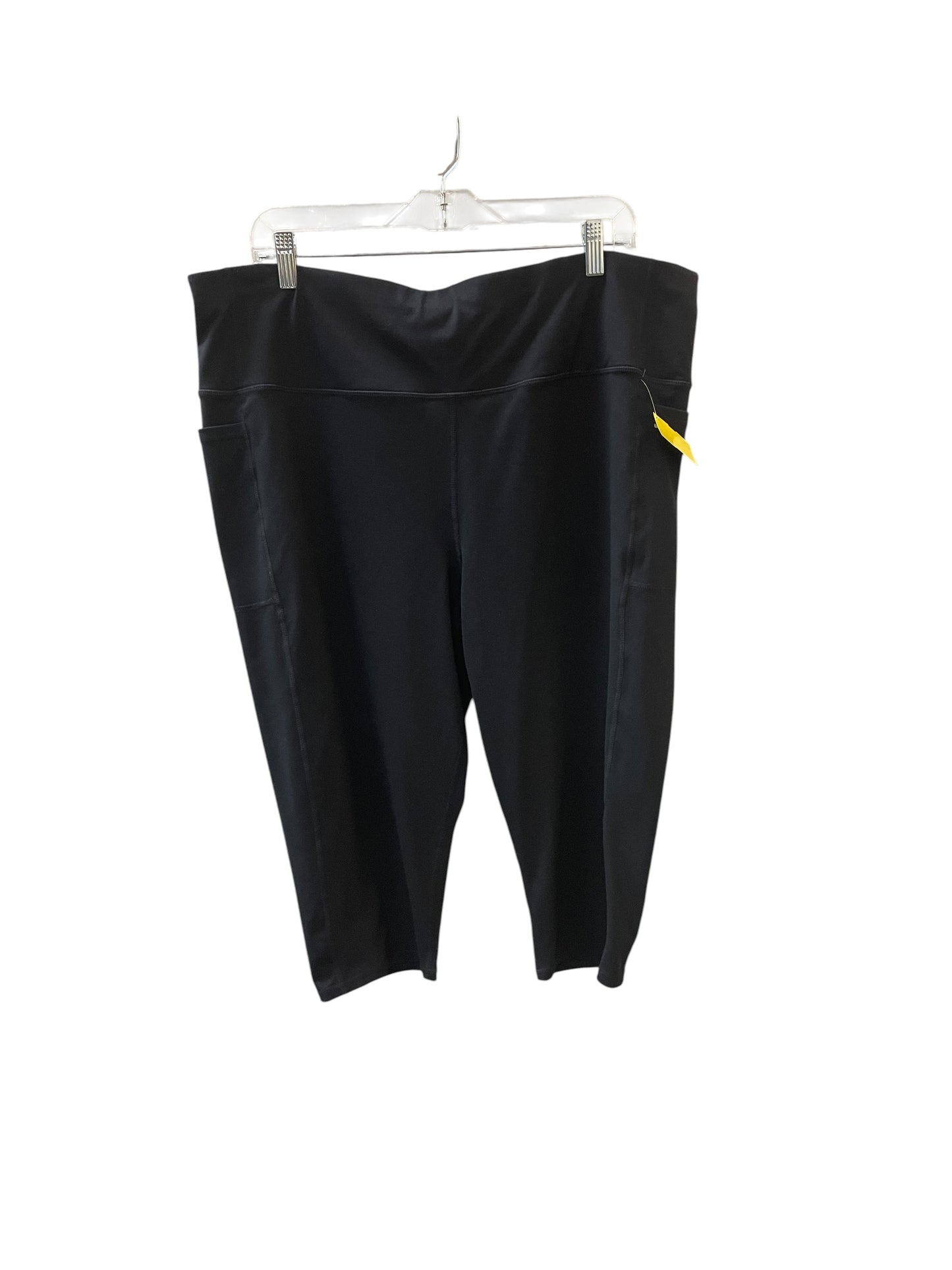 Athletic Leggings By Skechers In Black, Size:3X