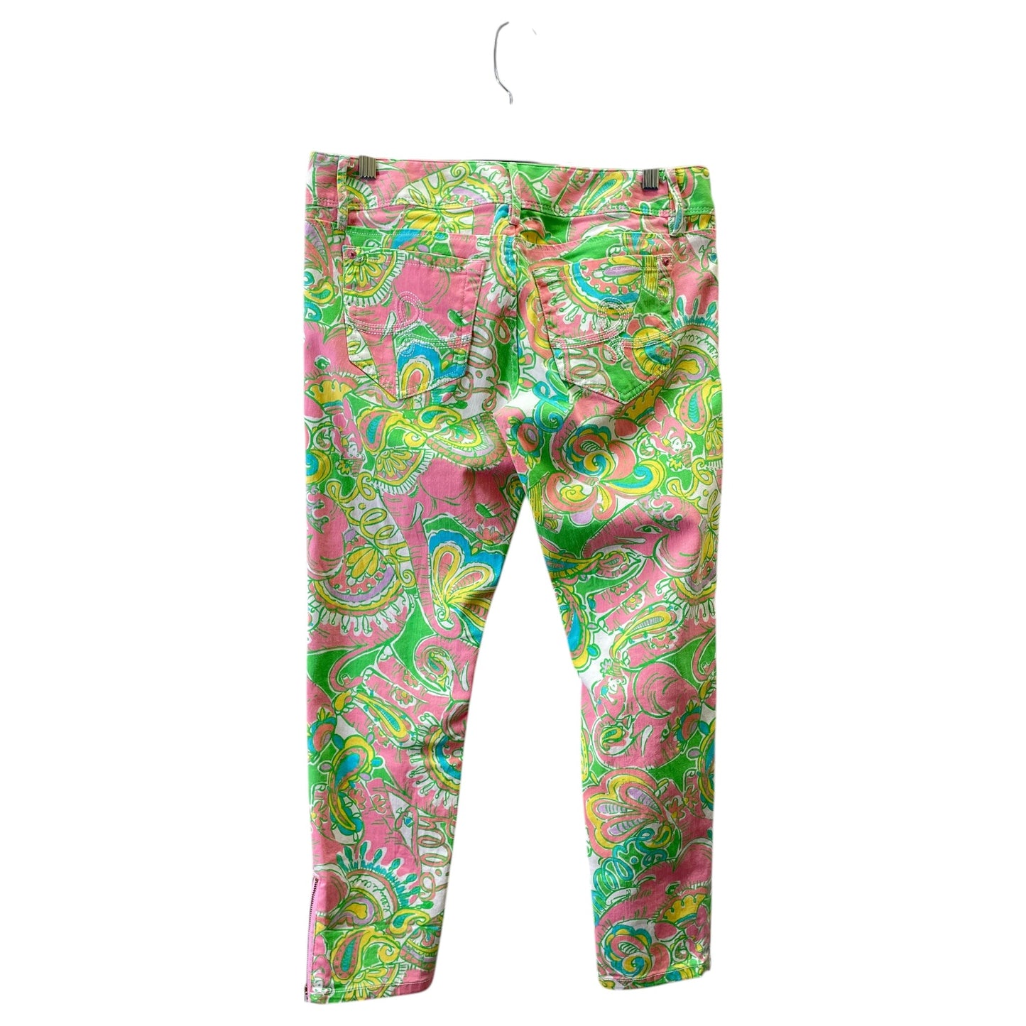 Pants Designer By Lilly Pulitzer In Floral Print, Size:8