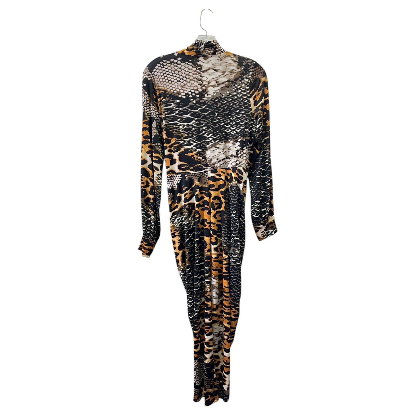 Dress Casual Midi By Fashion Nova In Animal Print, Size:S