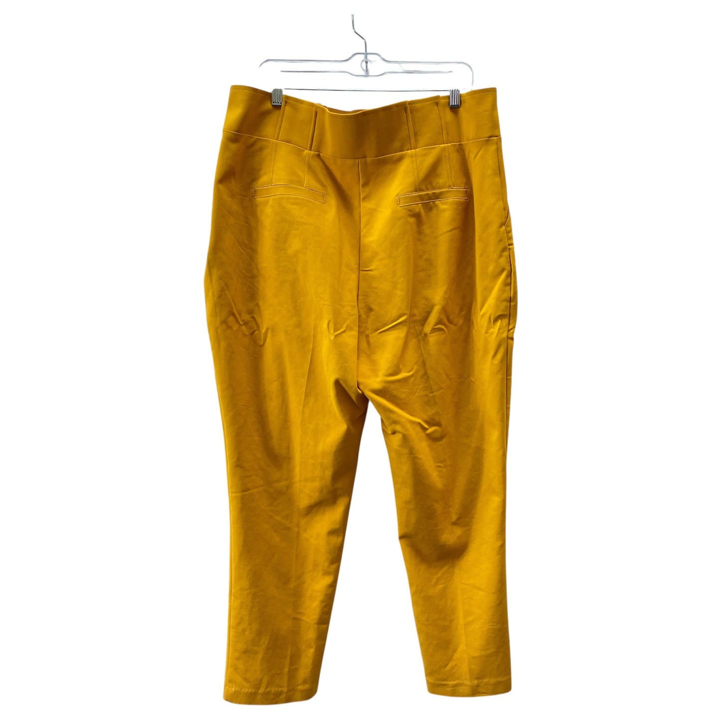 PANTS DRESS by NEW YORK AND CO in YELLOW, Size:18