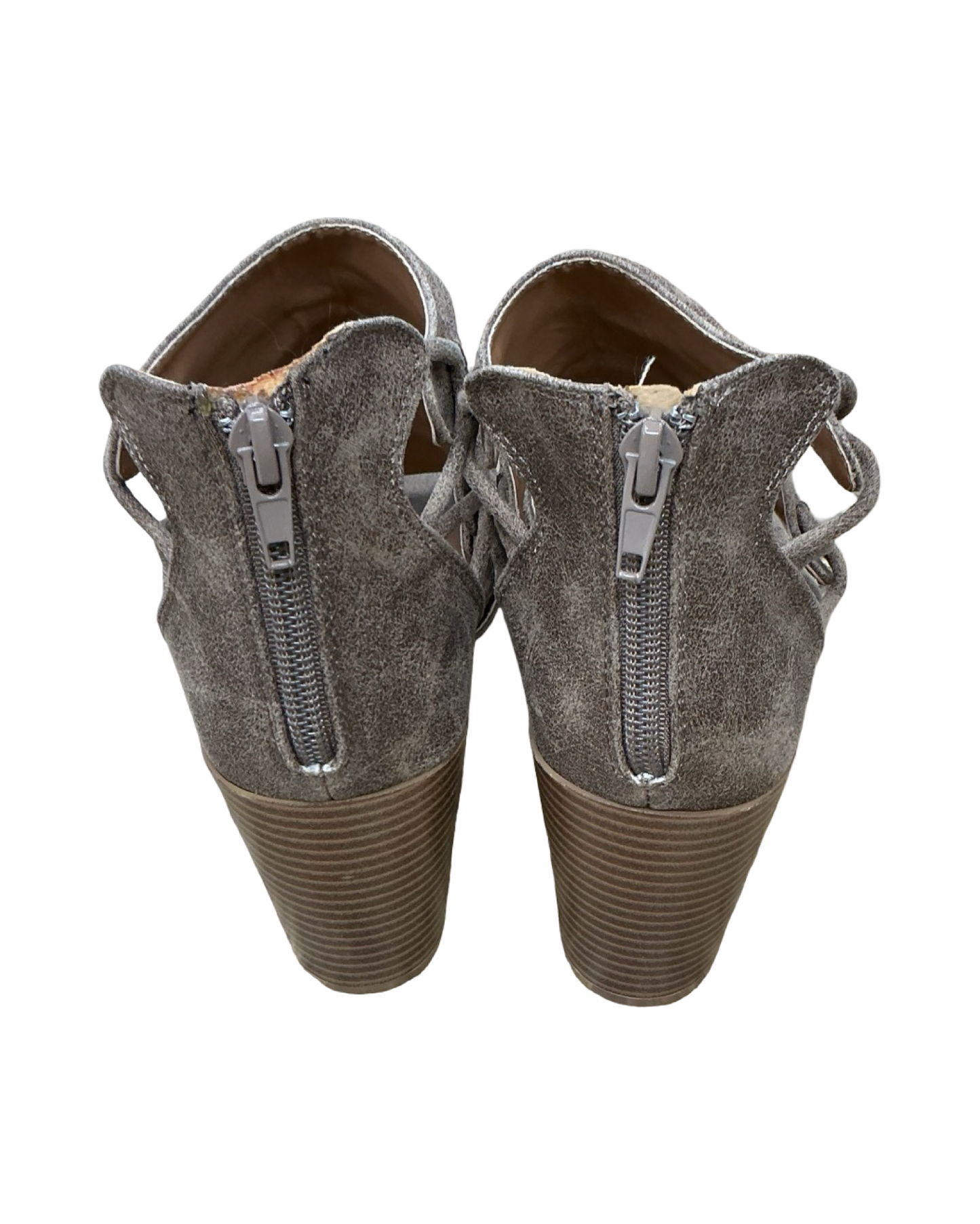 Sandals Heels Kitten By Qupid In Tan, Size:6