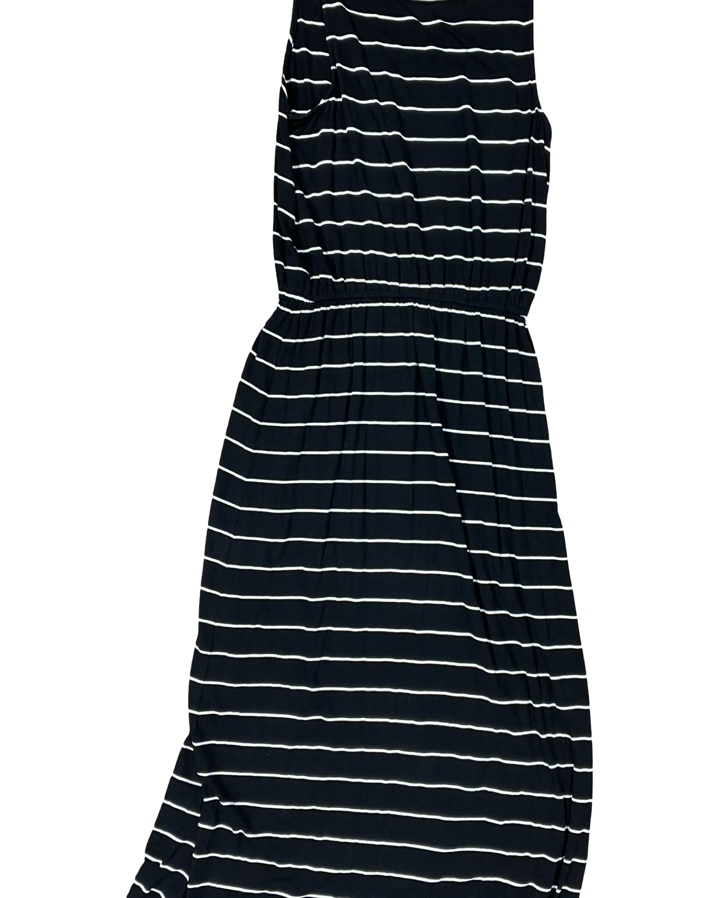 Dress Casual Maxi By Merona In Black & White, Size:S