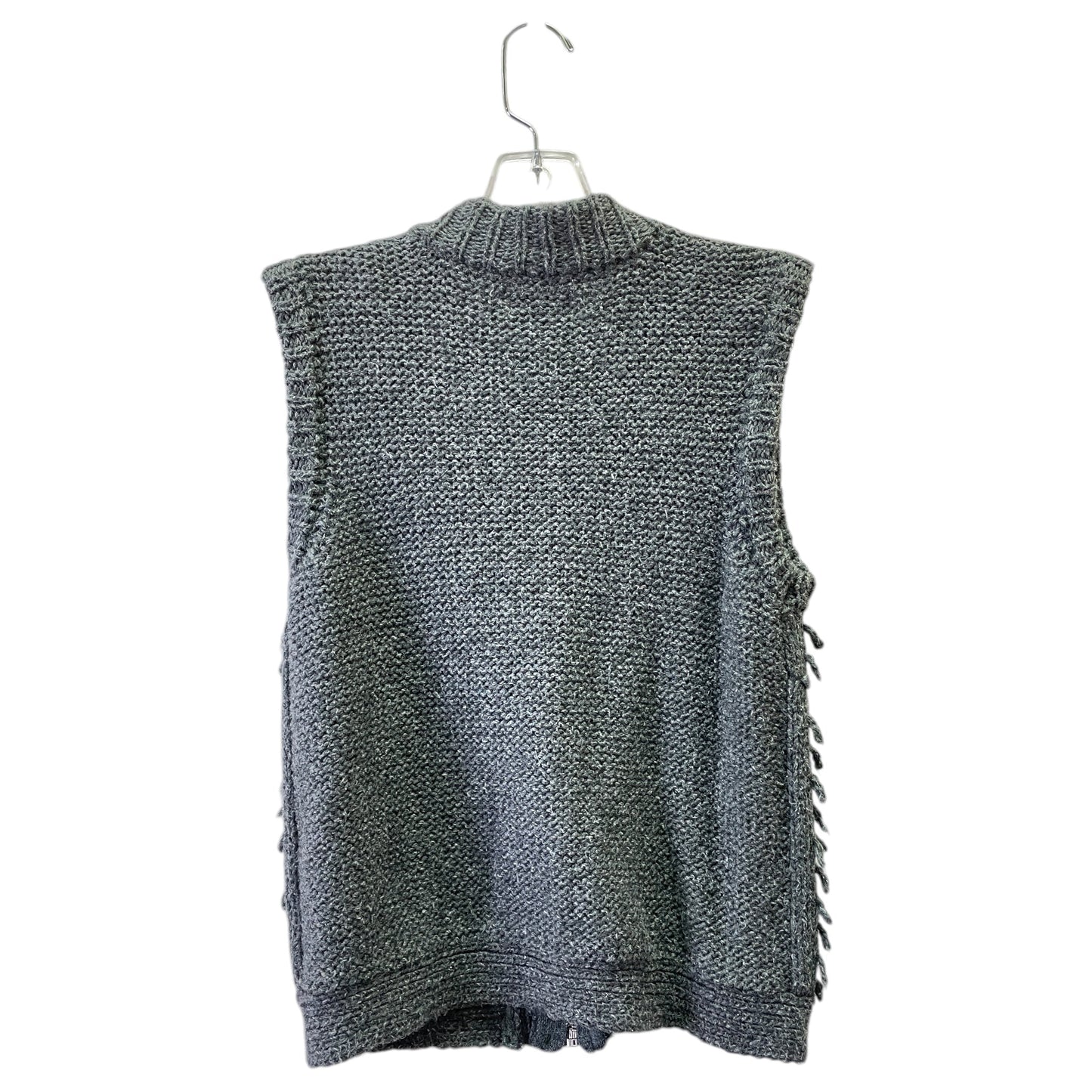 Vest Sweater By Apt 9 In Grey, Size:M